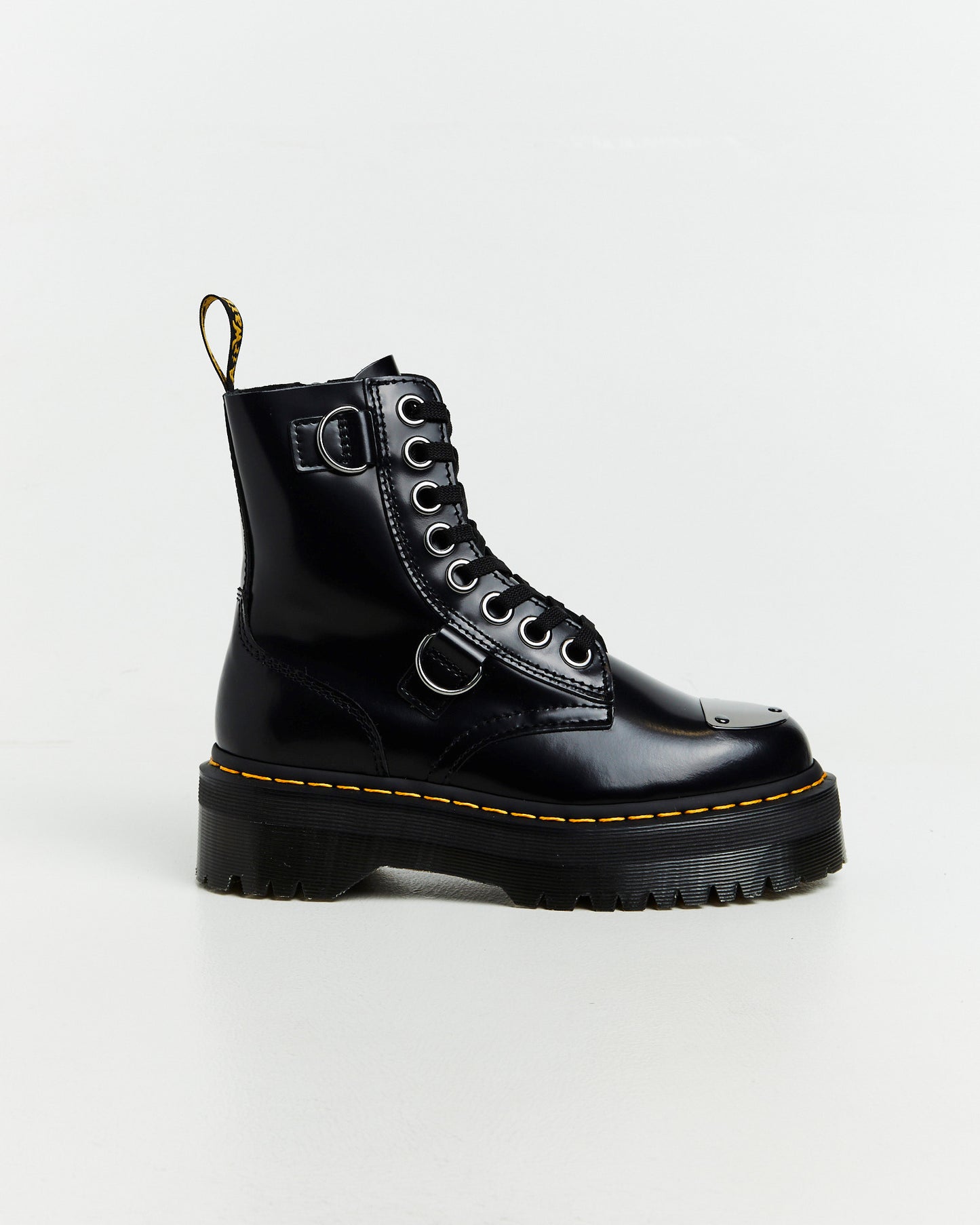 Jadon Alt 8 Eye Boots Black Buttero