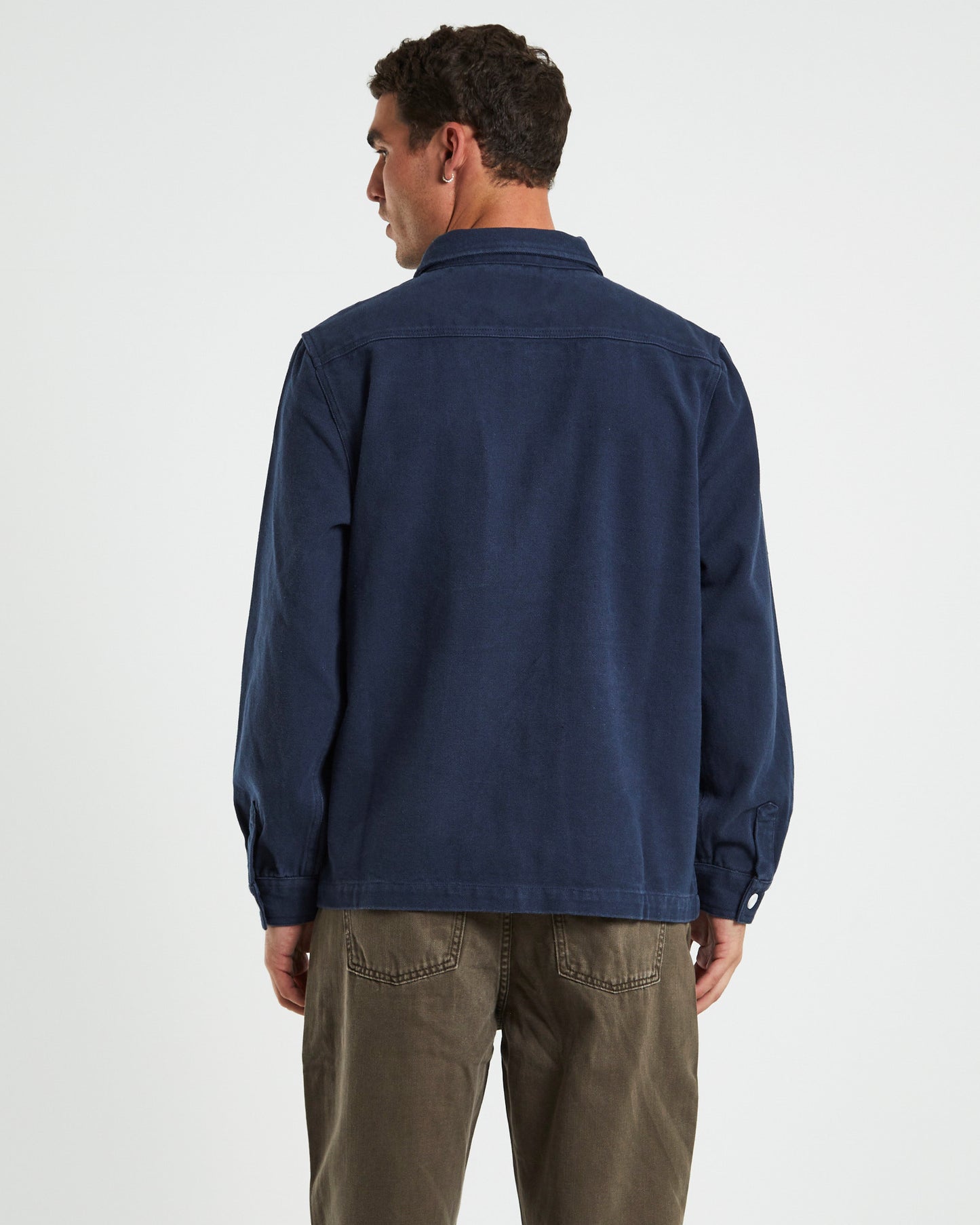 ES War Long Sleeve Overshirt Navy