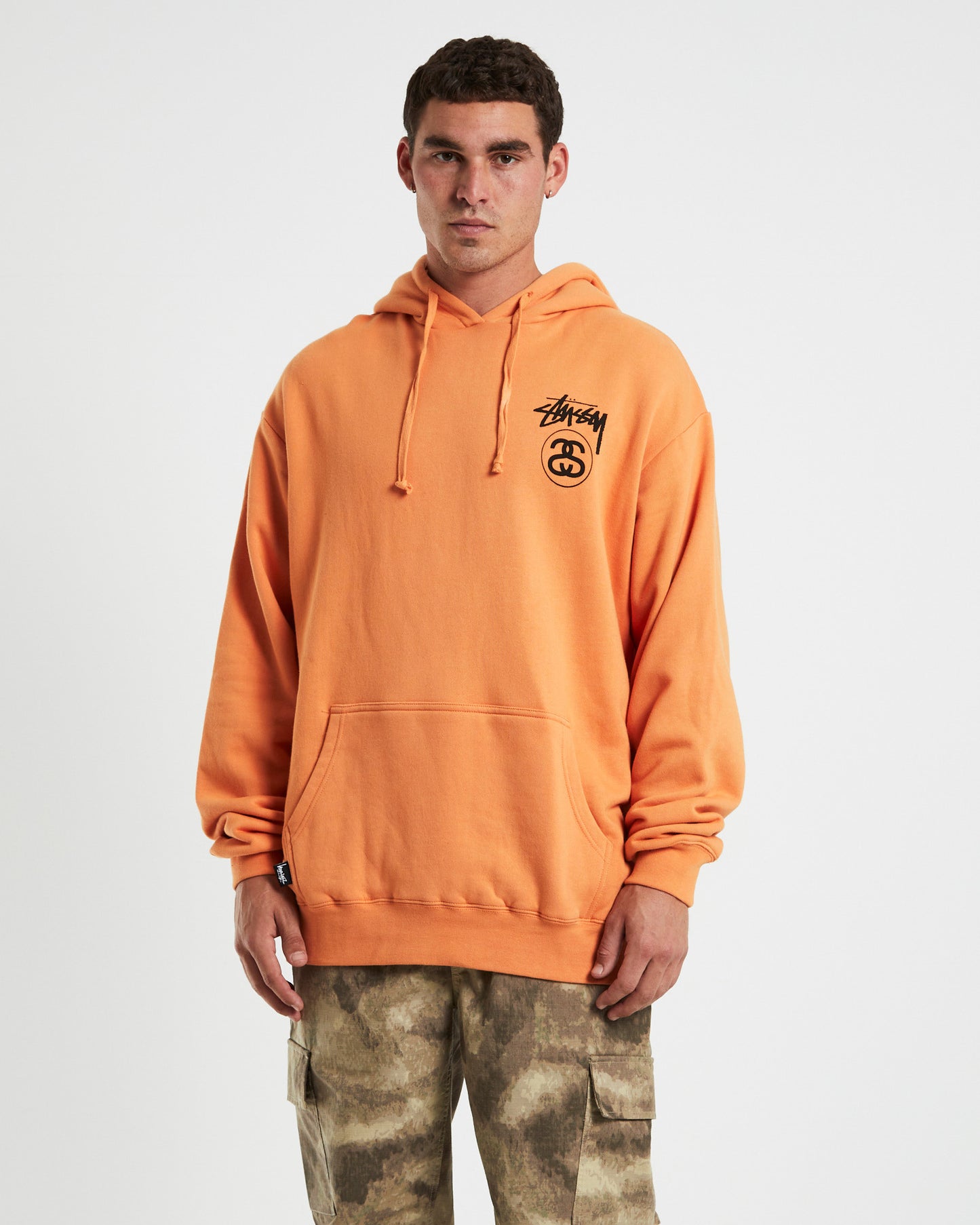 Solid Stock Link Hood Apricot