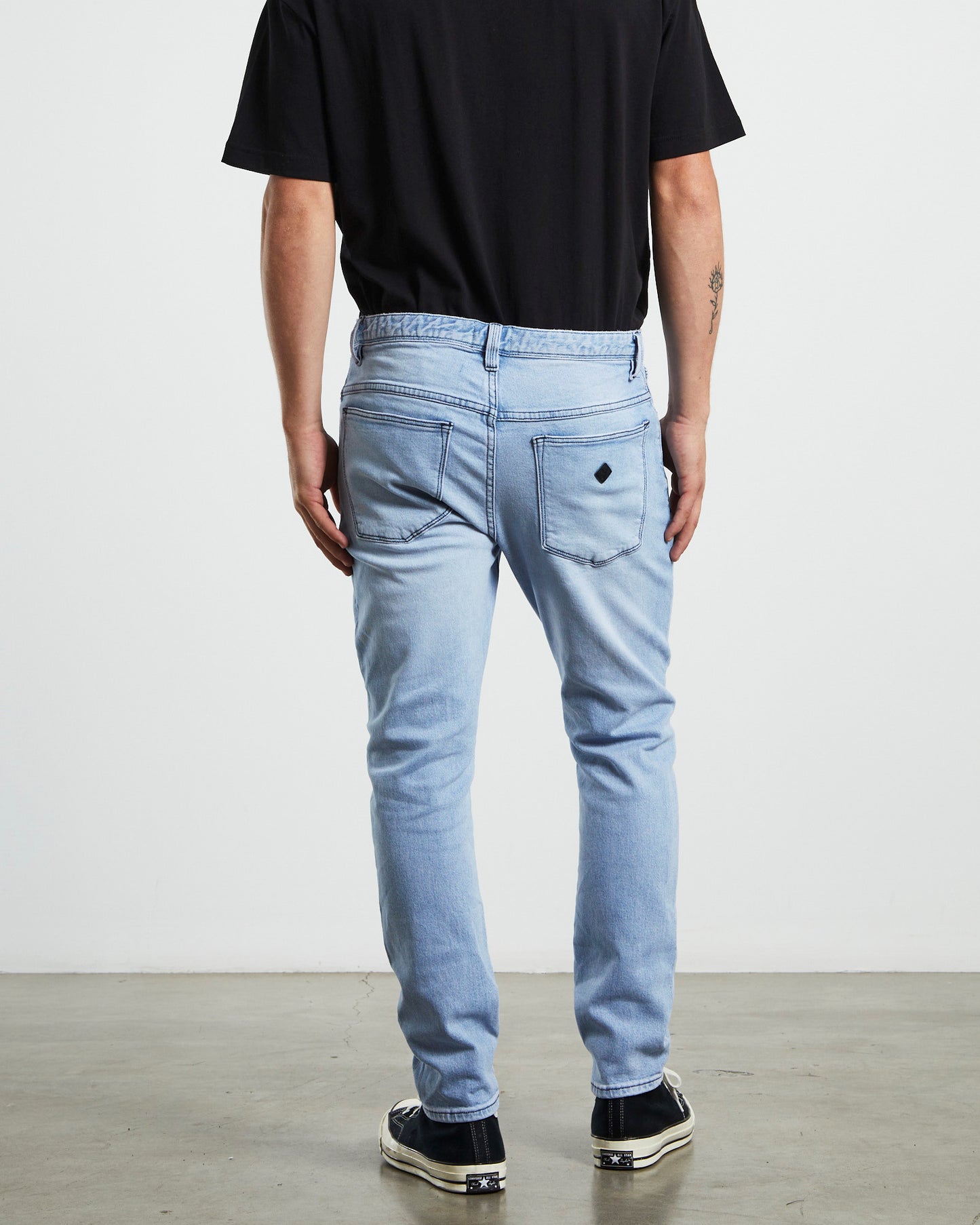 A Dropped Slim Denim Jeans Ultra World