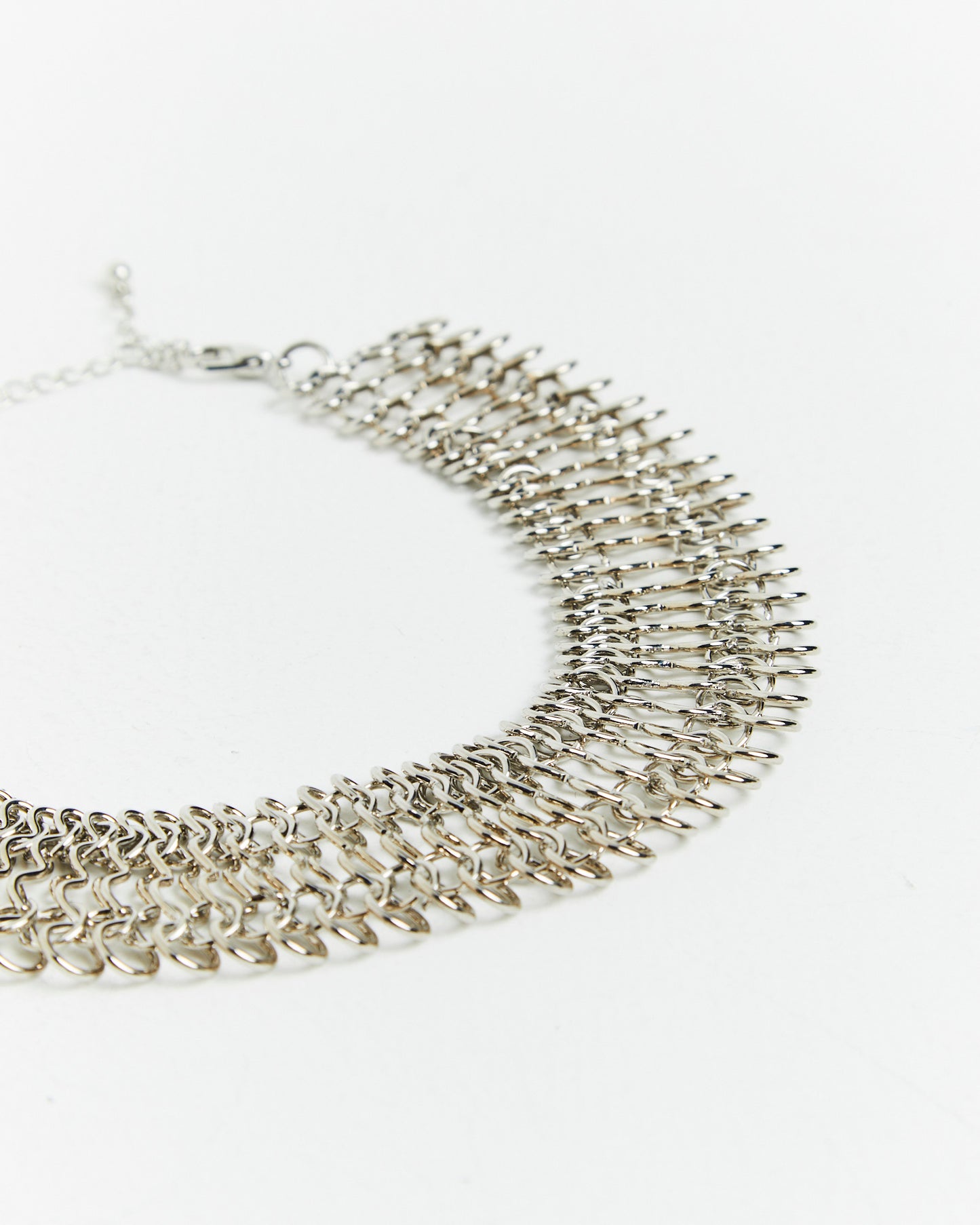 Chain Link Chocker Silver