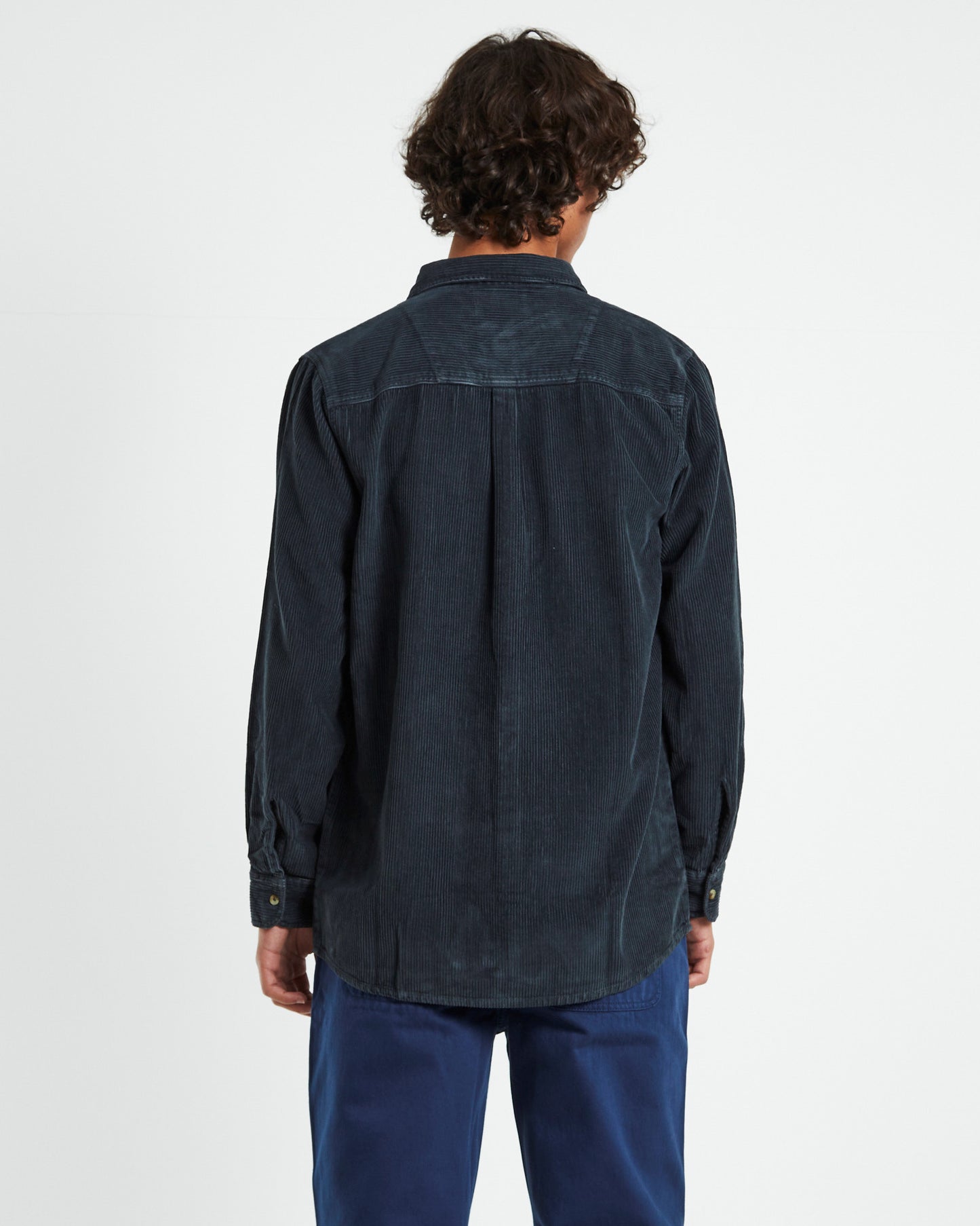Men At Work Fat Cord Long Sleeve Shirt