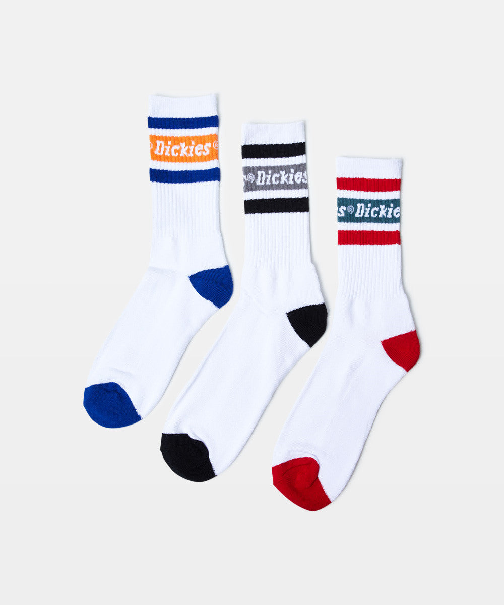Madison Heights Crew Socks 3 Pack Multi