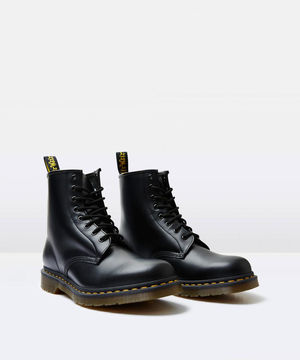 1460 8 Eye Smooth Boots Black