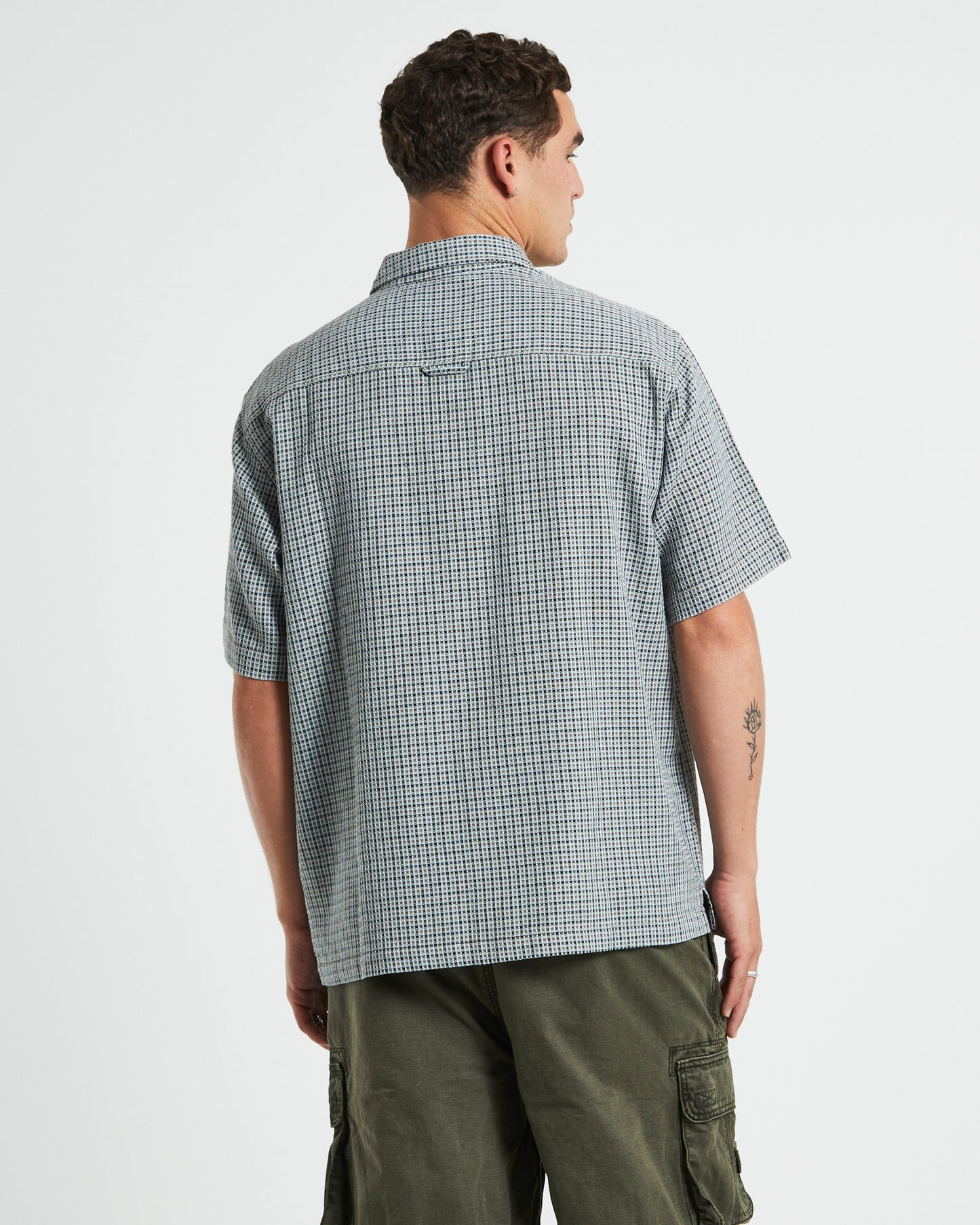 Hiker Short Sleeve Shirt in Blue
