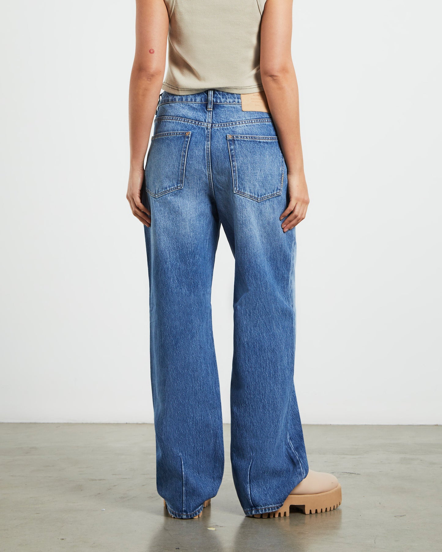 Coco Relaxed Denim Jeans Testament