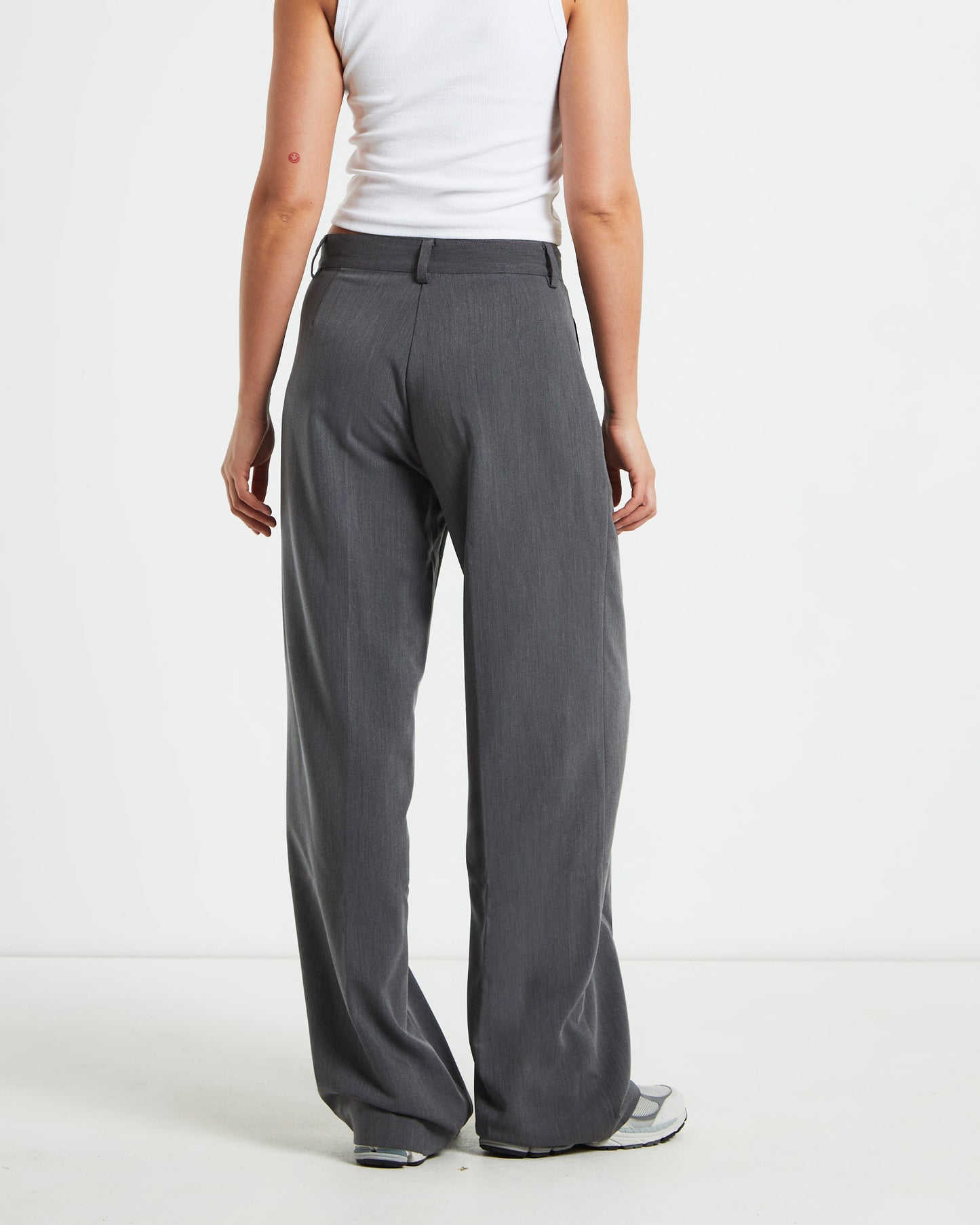 Maeve Wide Leg Pants in Slate Grey