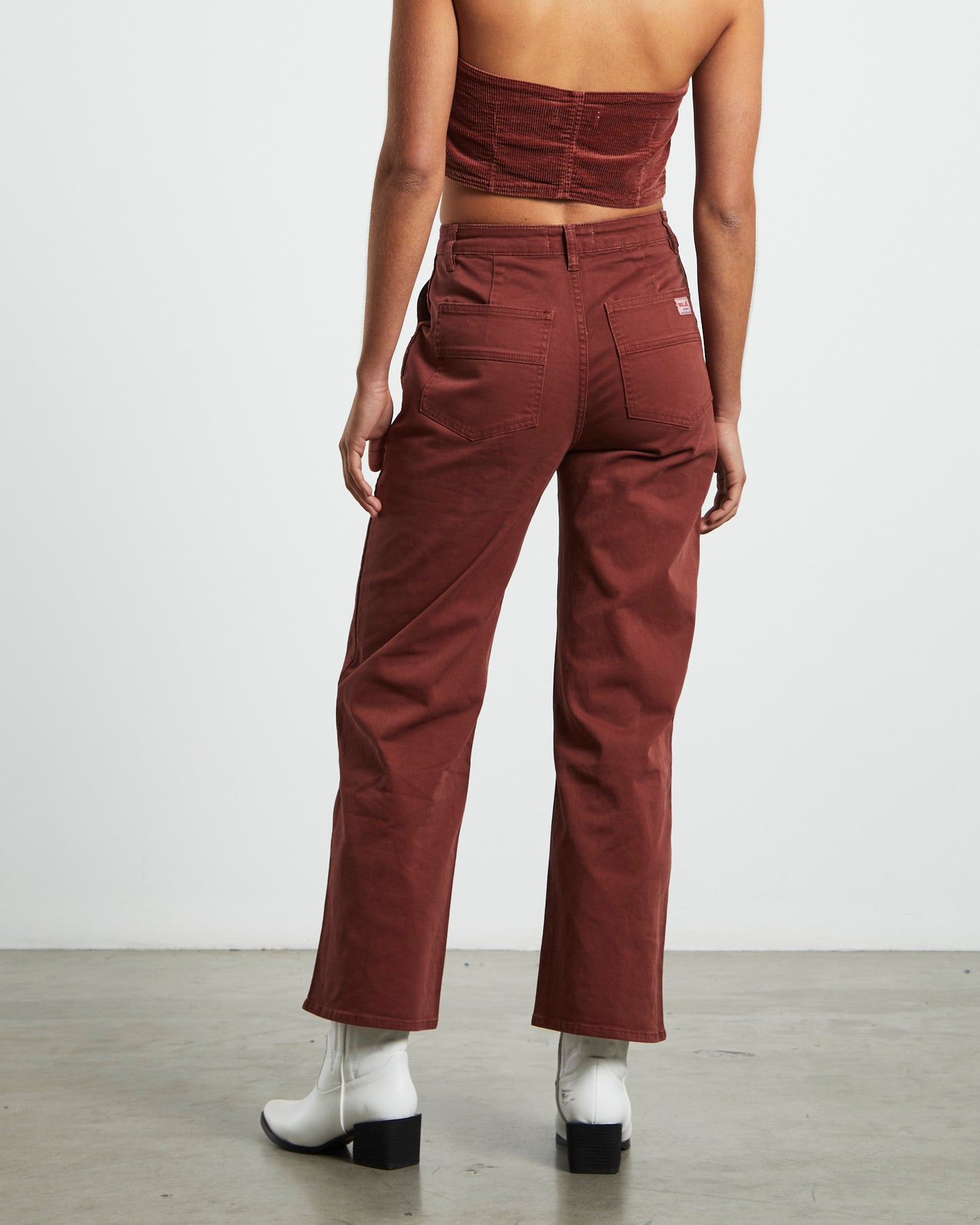 Heidi Trade Pants in Brick Rust