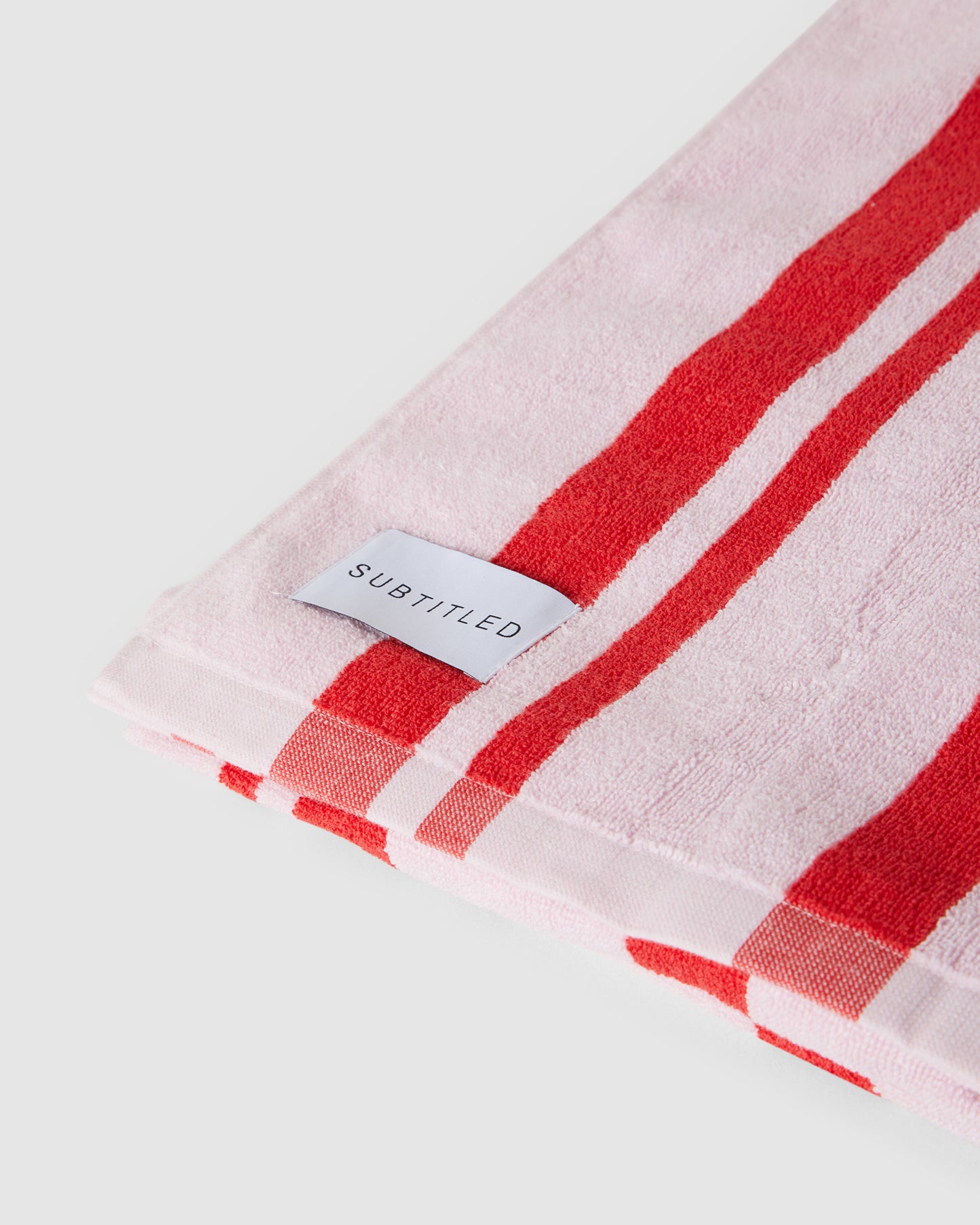 On Vacay Stripe Beach Towel in Pink