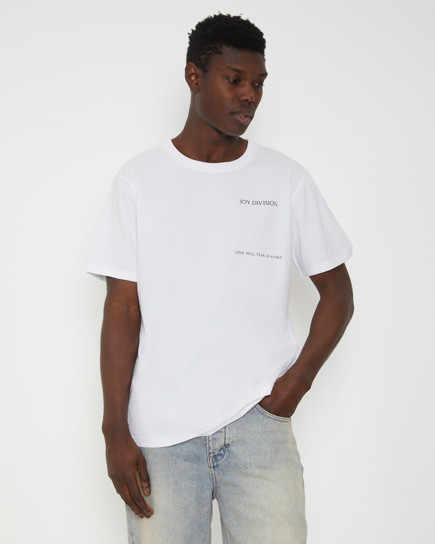 Joy Division Love Band T-Shirt in White