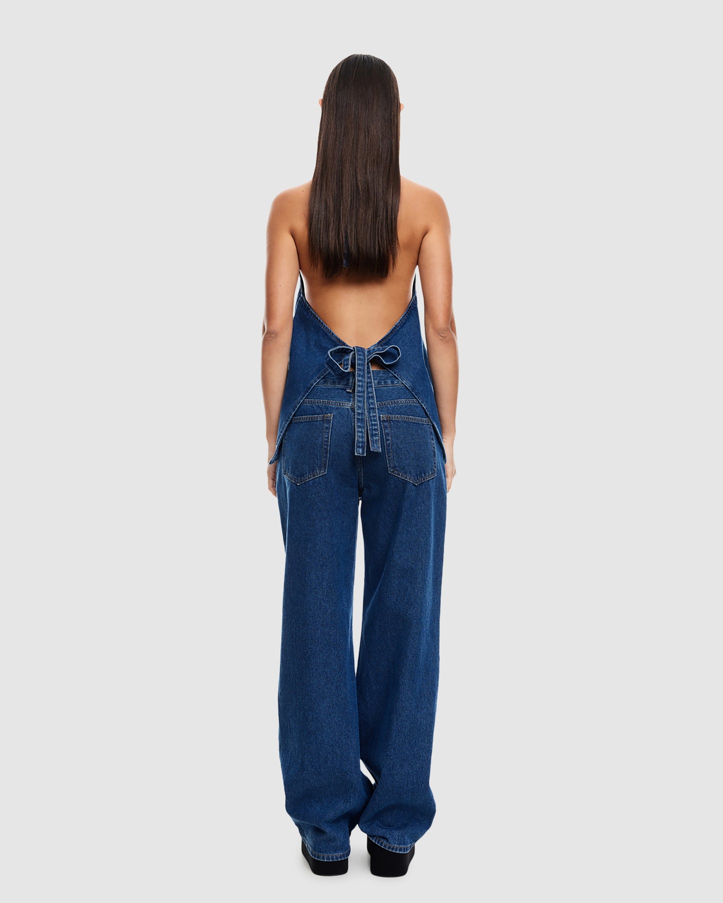 Hills Halter Denim Top