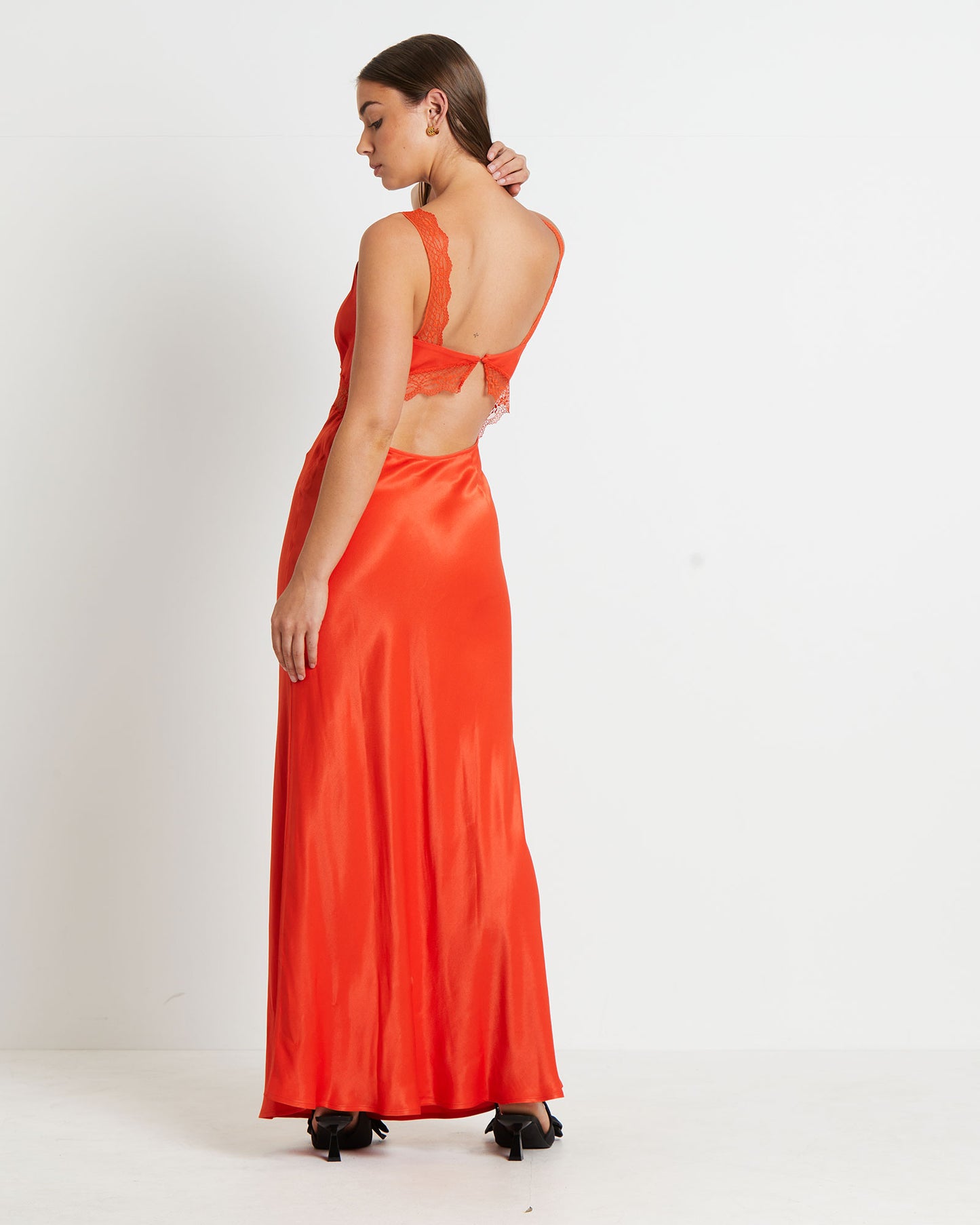 Everleigh Lace Slip Midi Dress