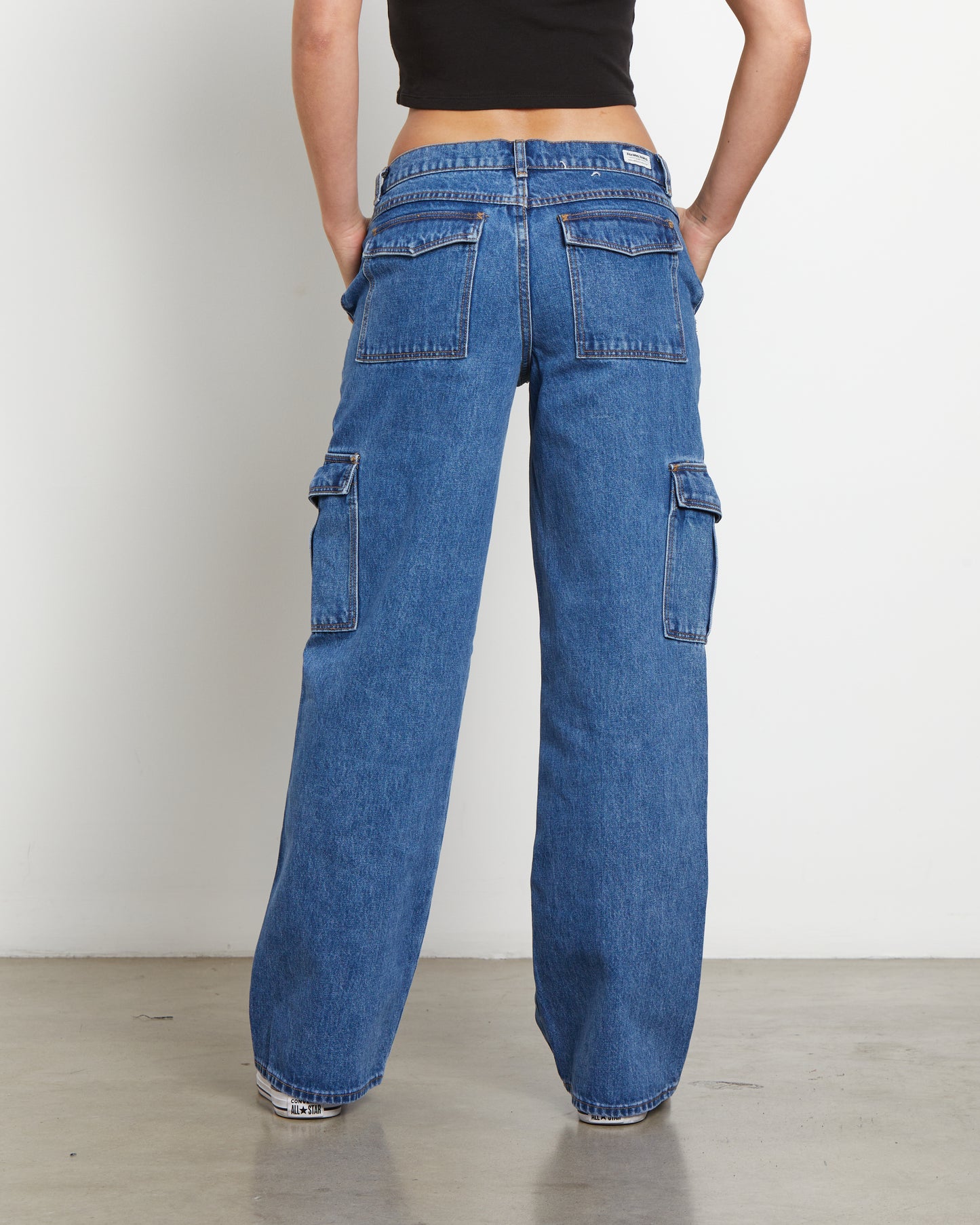 99 Low & Wide Cargo Daria Denim Jeans