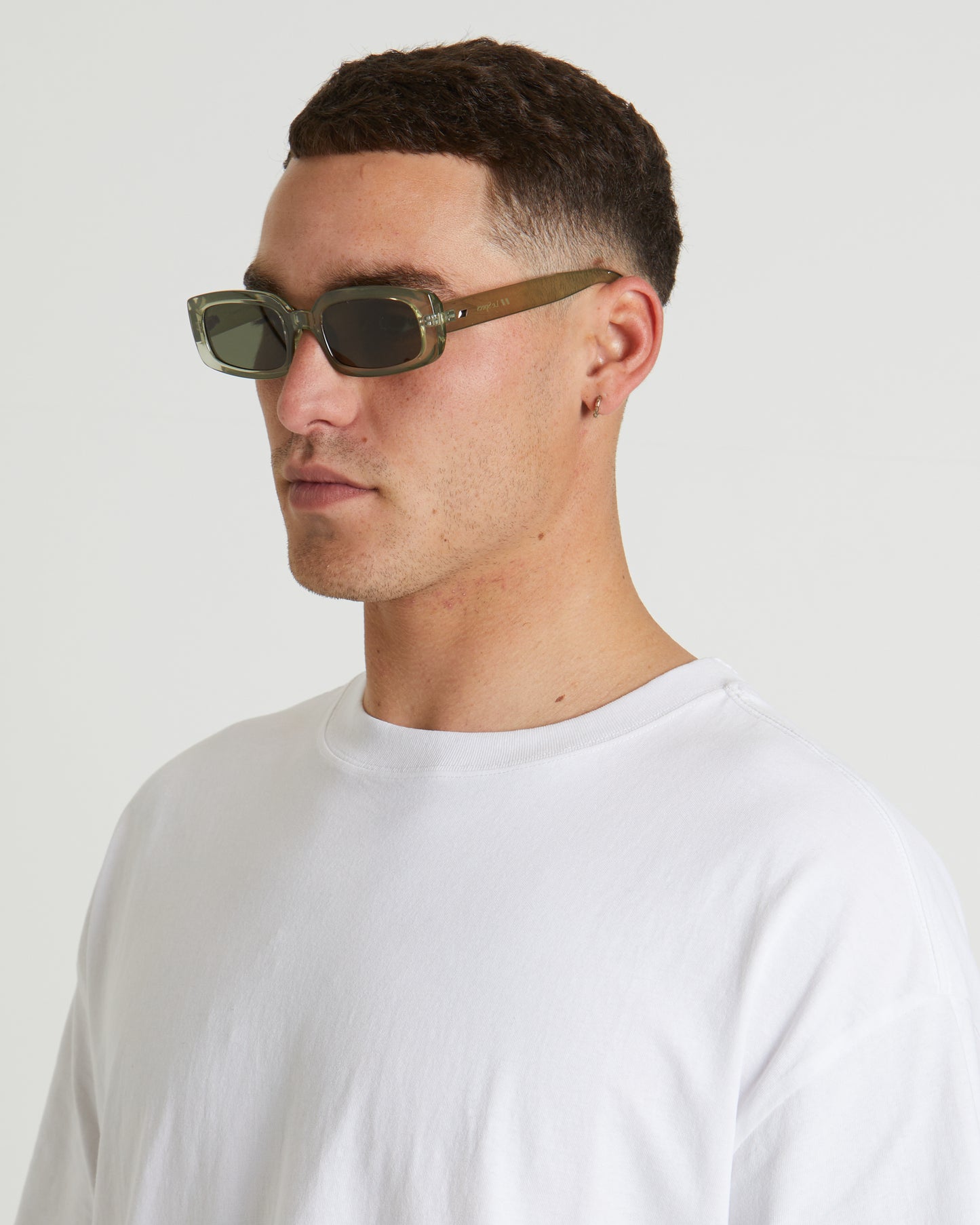 Dynamite Sunglasses in Eucalyptus/Khaki Mono