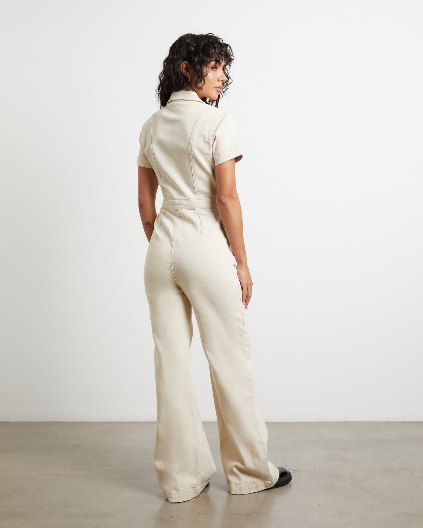 Nikki Denim Maxi Boiler Suit