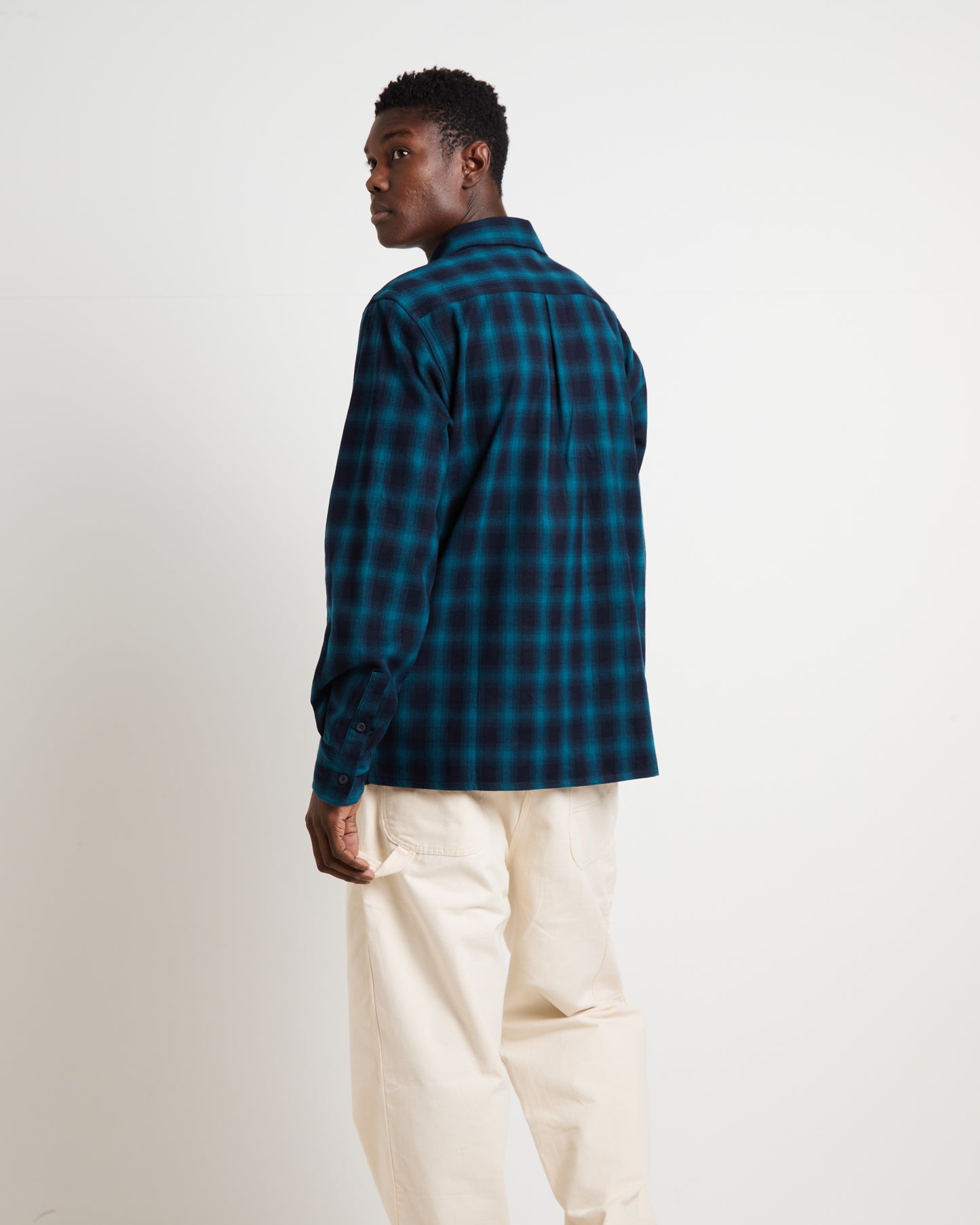 Houston Plaid Long Sleeve Shirt in Dark Lincoln Green