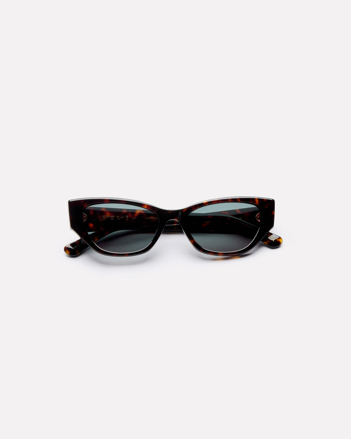 Reprise Sunglasses in Tortoise Polished/Green Tortoise Polished / Green