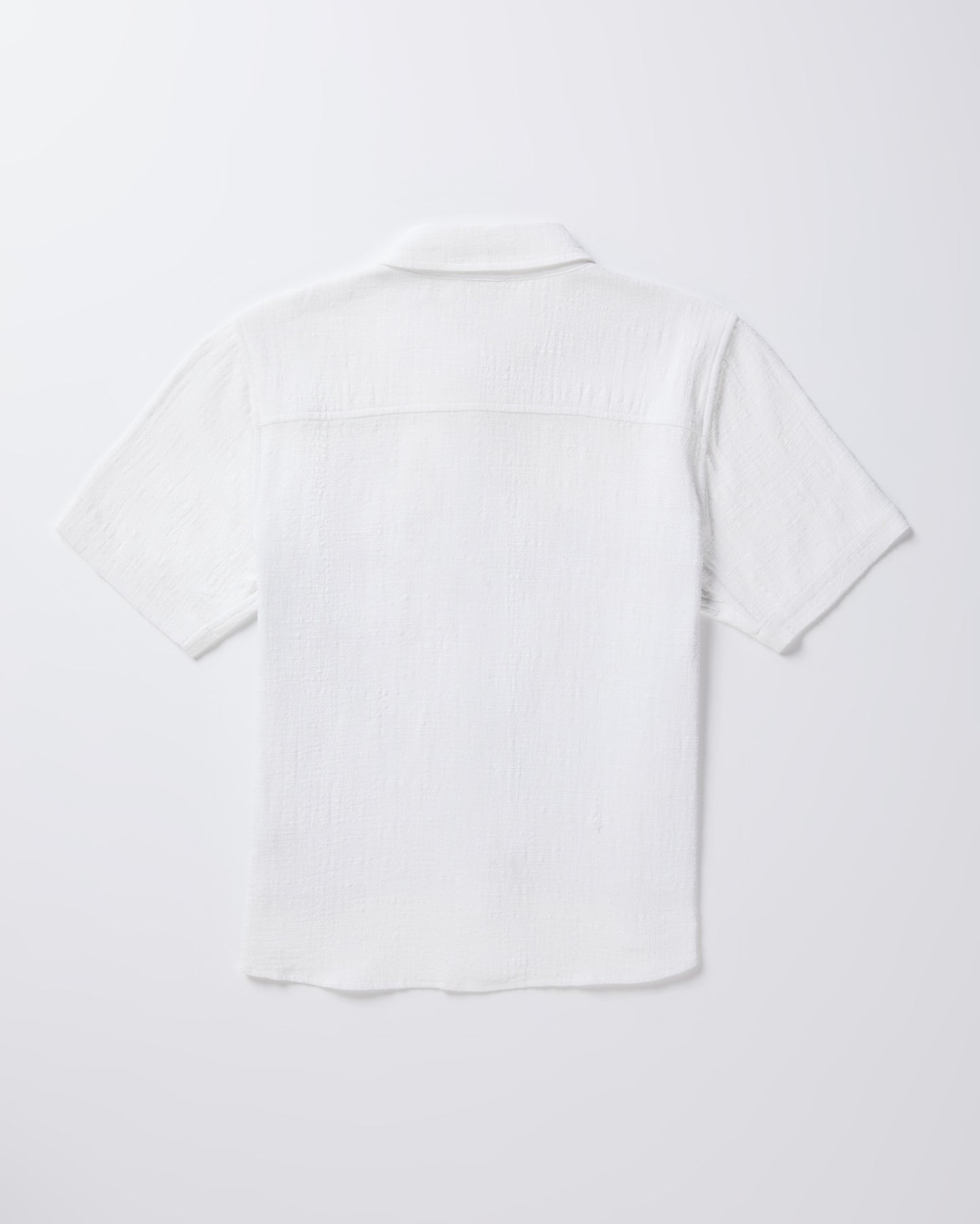 Teen Boys Louie Short Sleeve Shirt in White