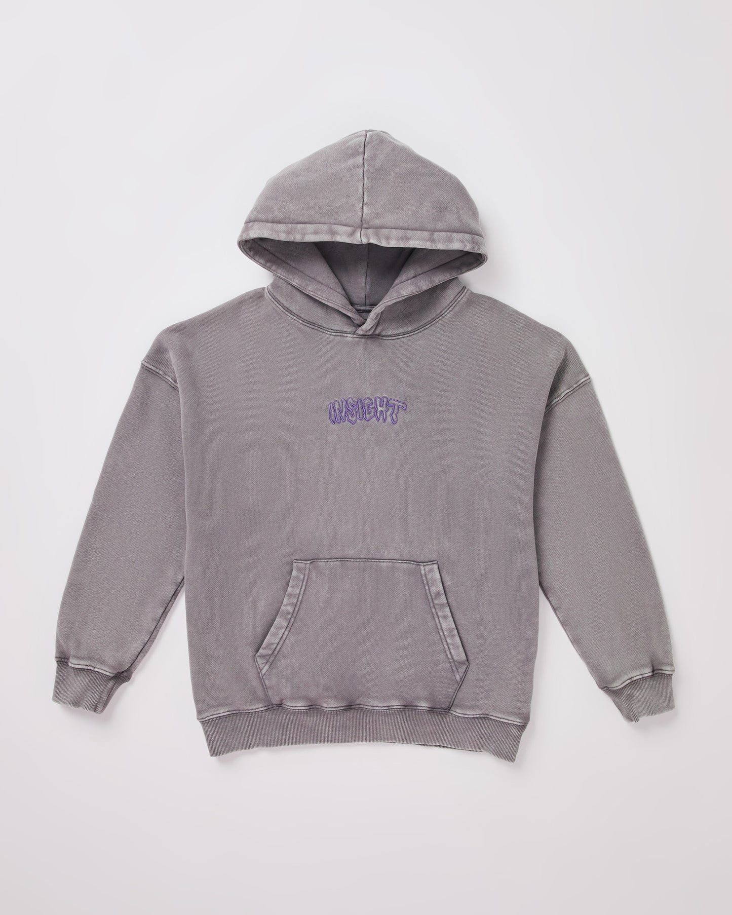 Teen Girls Fleece Hoodie in Grey