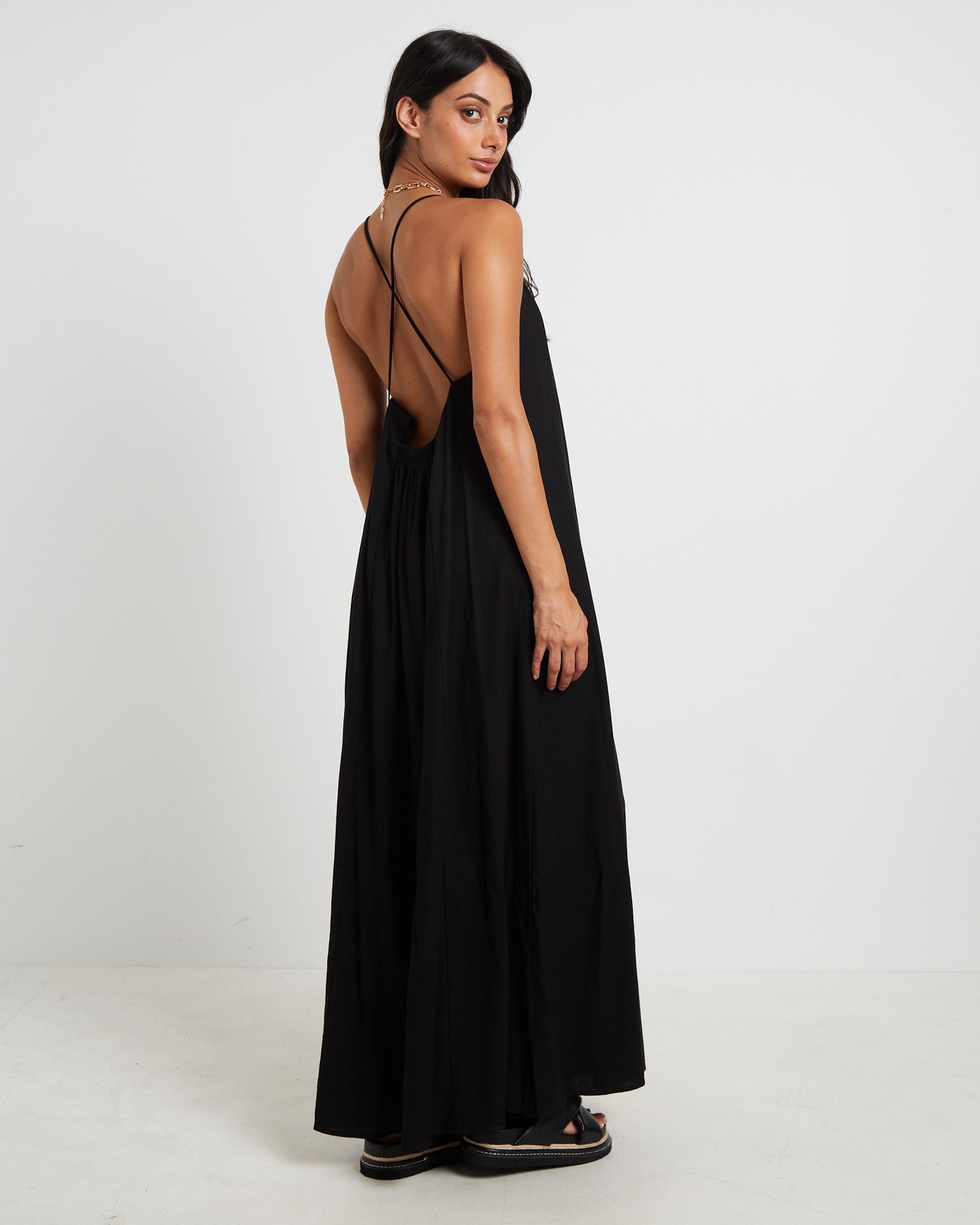 Mischa Maxi Dress in Black