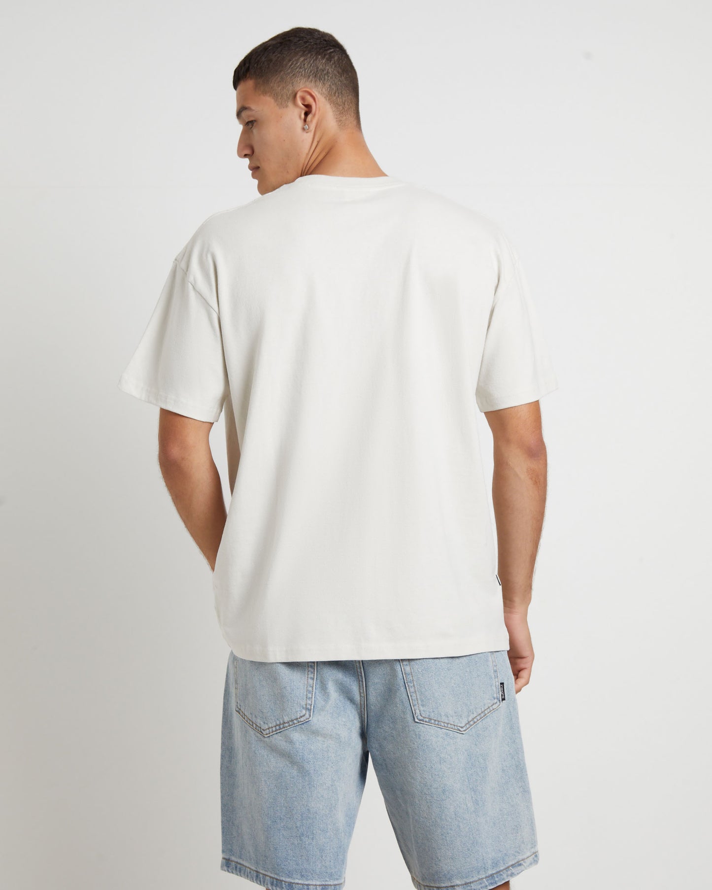 New Issues 50-50 Short Sleeve T-Shirt in Thrift White
