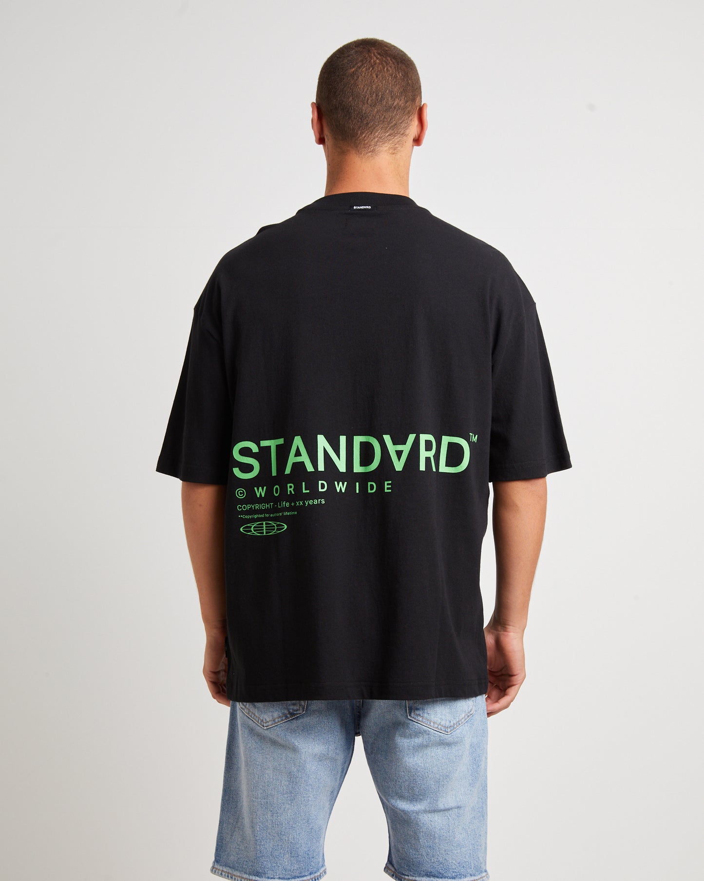 Copyright Short Sleeve T-Shirt in Black