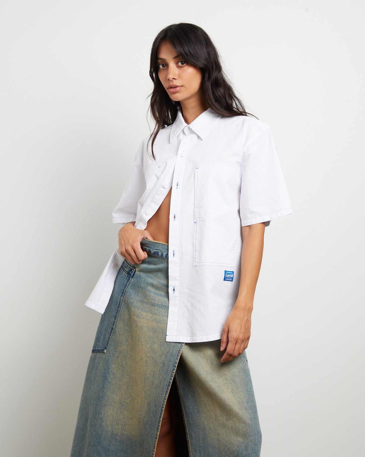 Cliff Short Sleeve Shirt WHITE