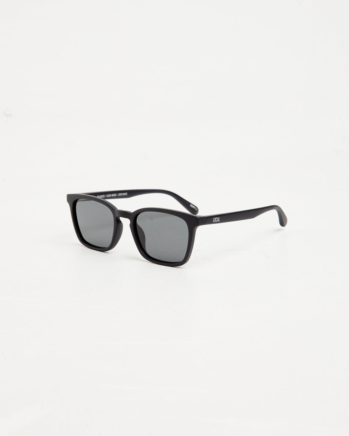 HKG Sunglasses in Matte Black/Dark Grey BLACK