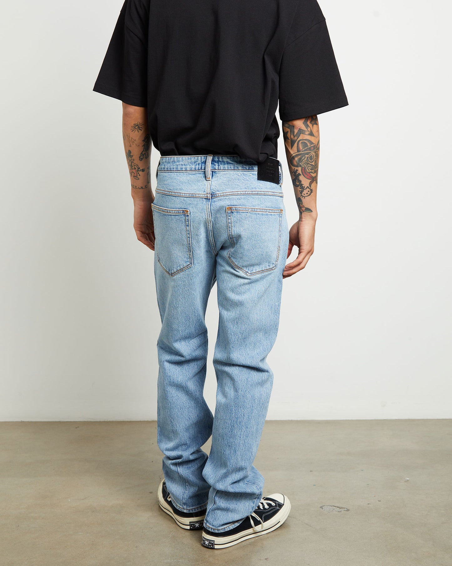 Lou Straight Denim Jeans in Roman Blue