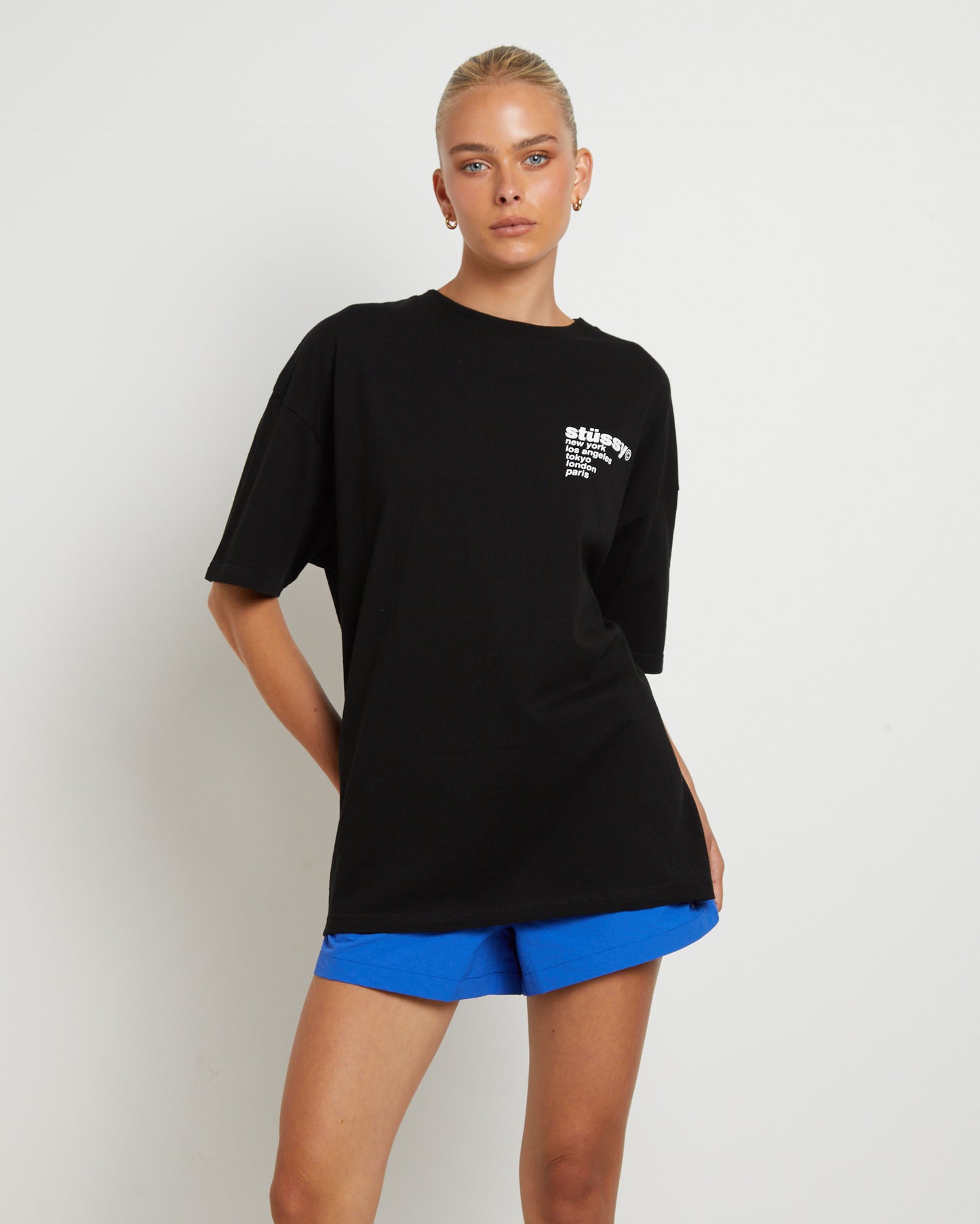 8 Ball Fade Slim T-Shirt in Black
