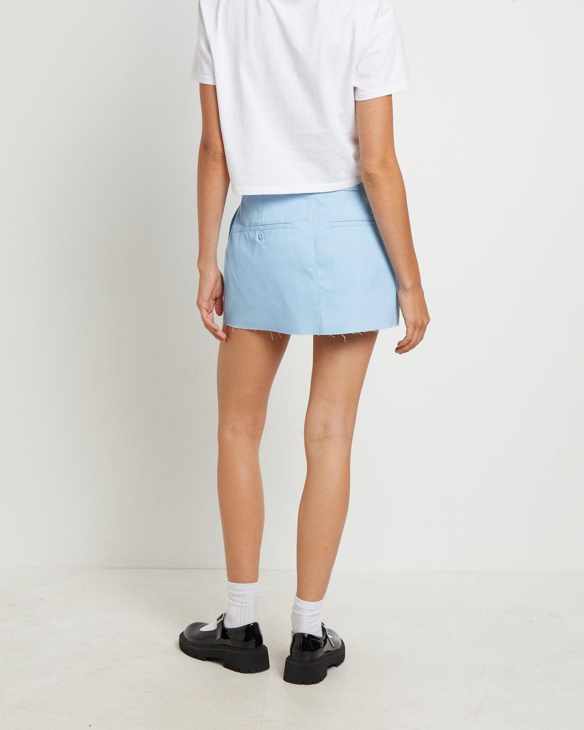 874 Mini Skirt in Glacier Blue GLACIER BLUE