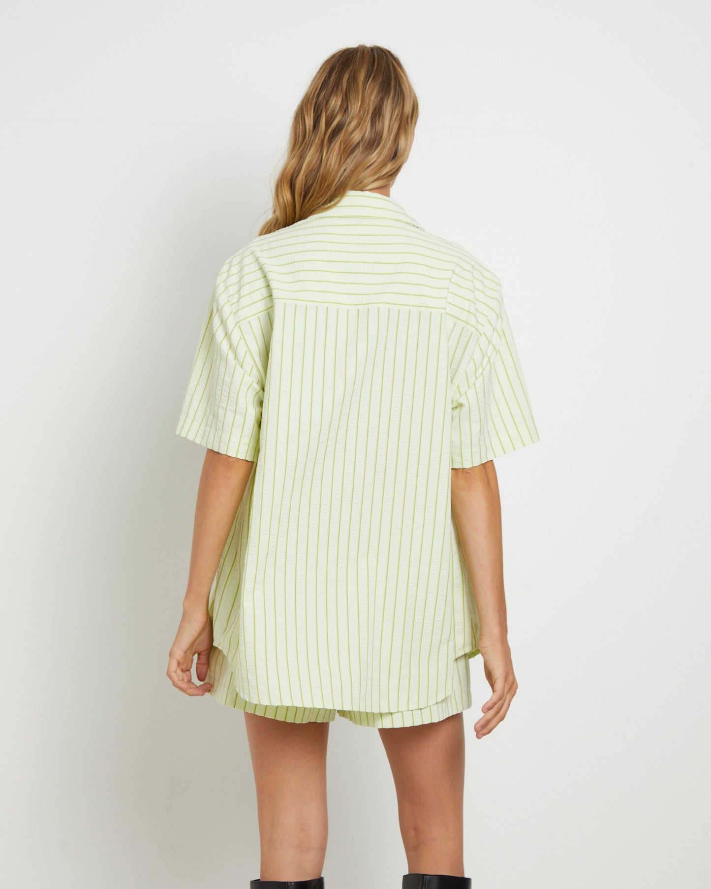 Matilda Short Sleeve Shirt in Green