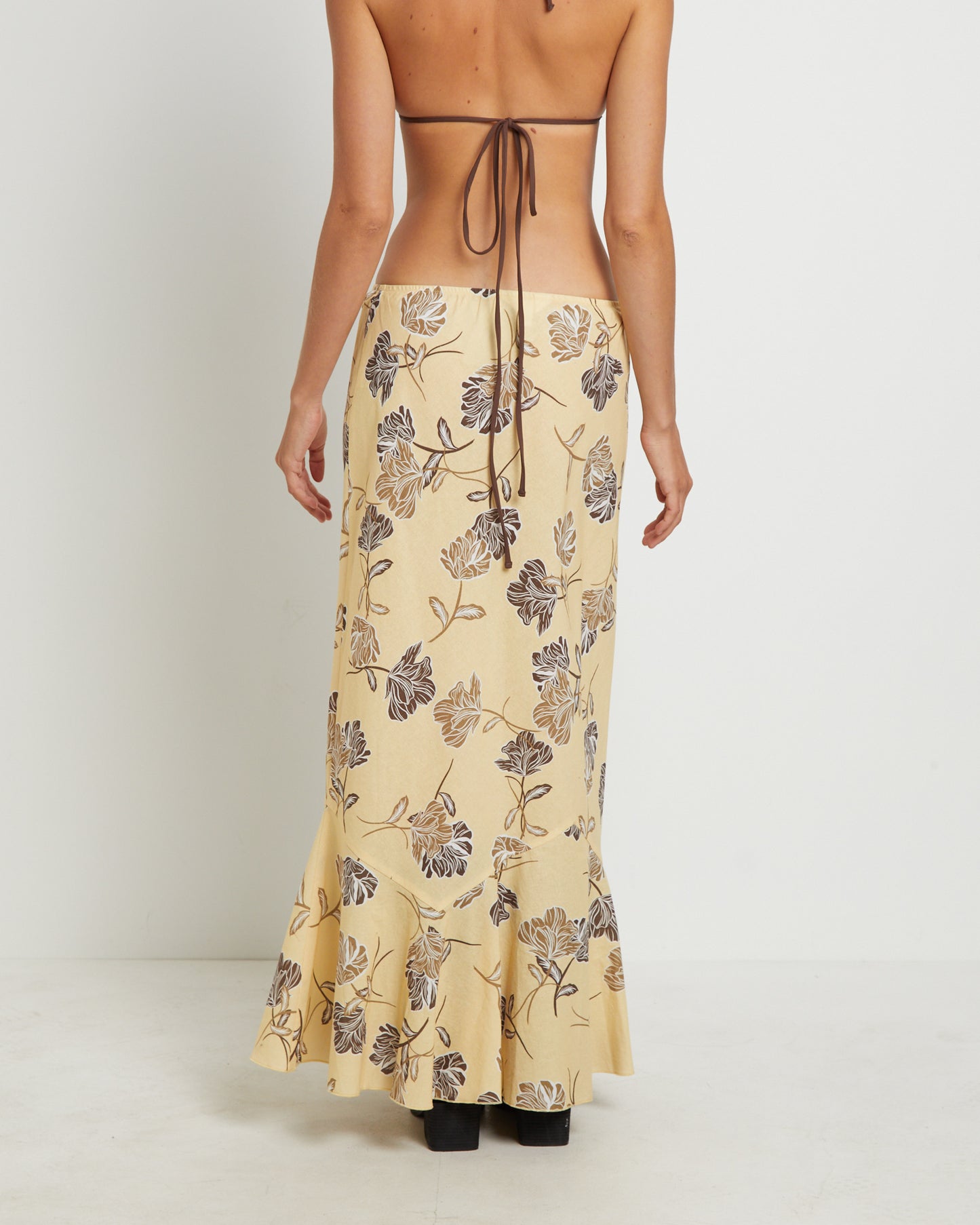 Tanisha Fishtail Maxi Skirt in Assorted