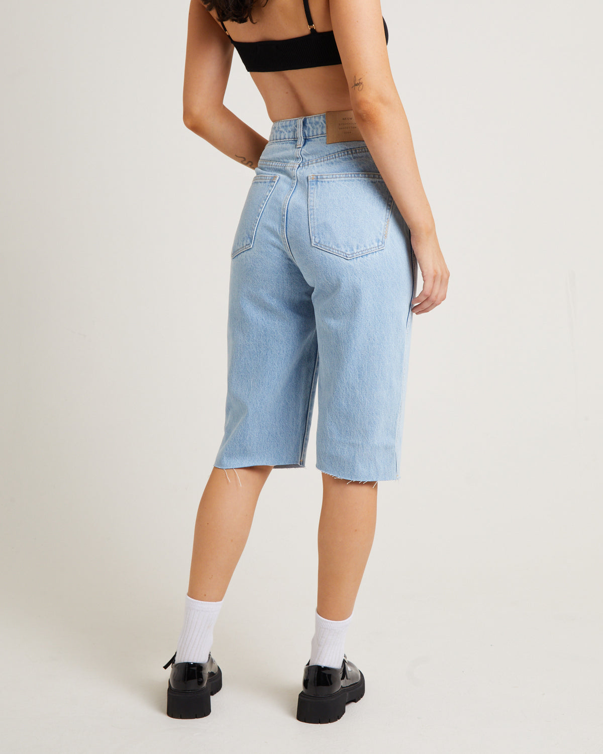 Sade Denim Jorts in Light Vintage LIGHT VINTAGE