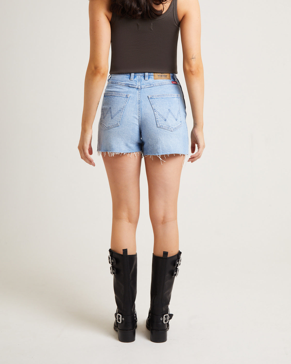 Hi Bells Denim Shorts in Roxette Rodie BLUE