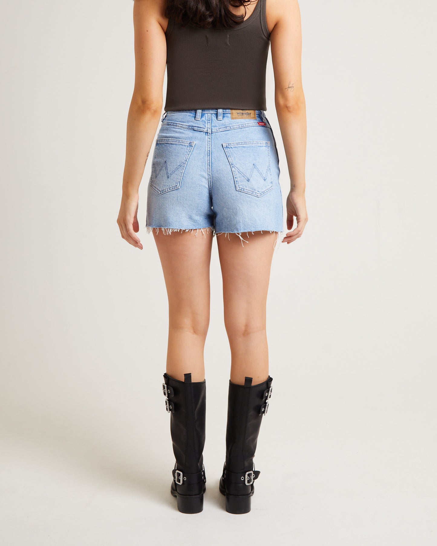 Hi Bells Denim Shorts in Roxette Rodie