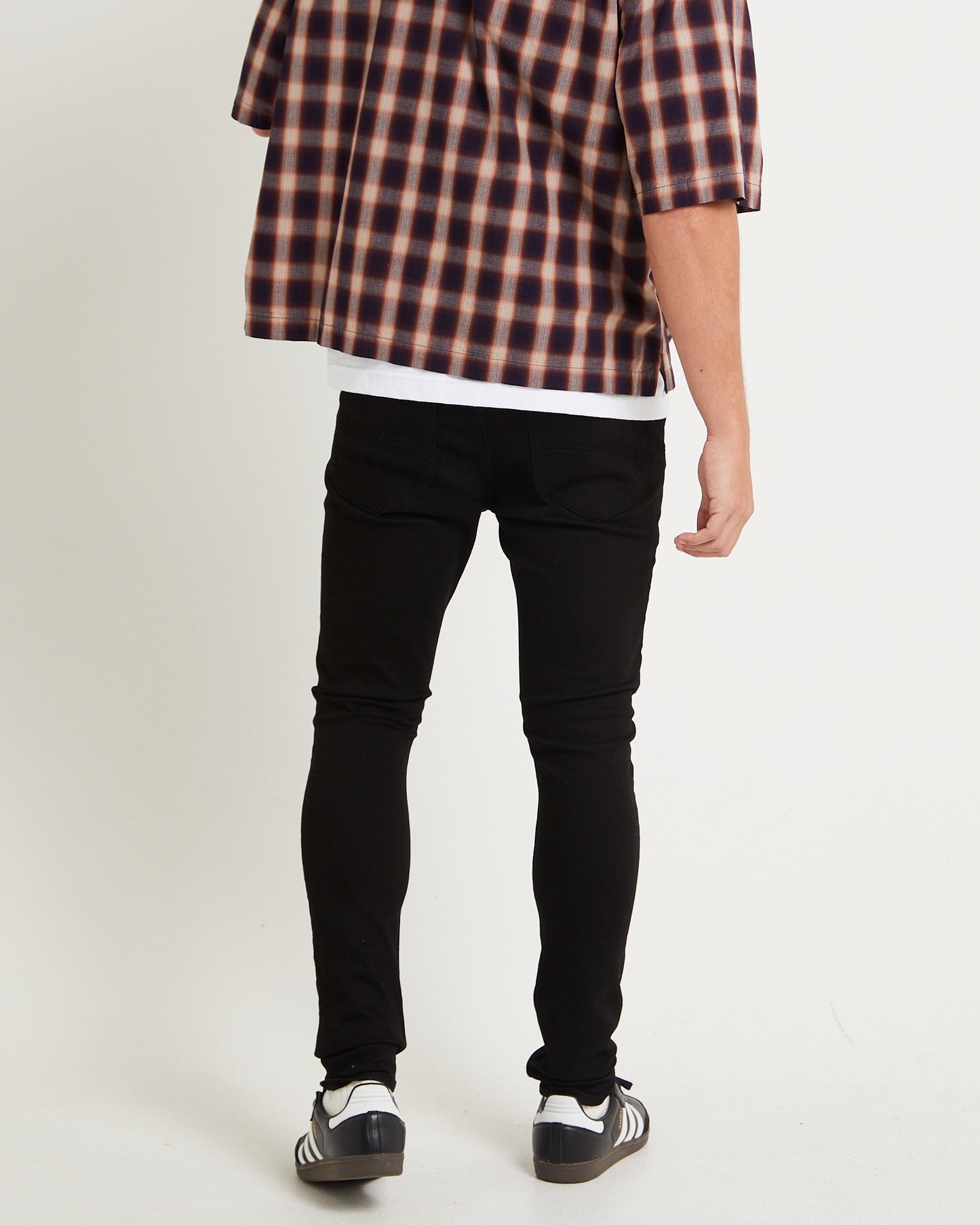 Z-One Skinny Denim Jeans True Black