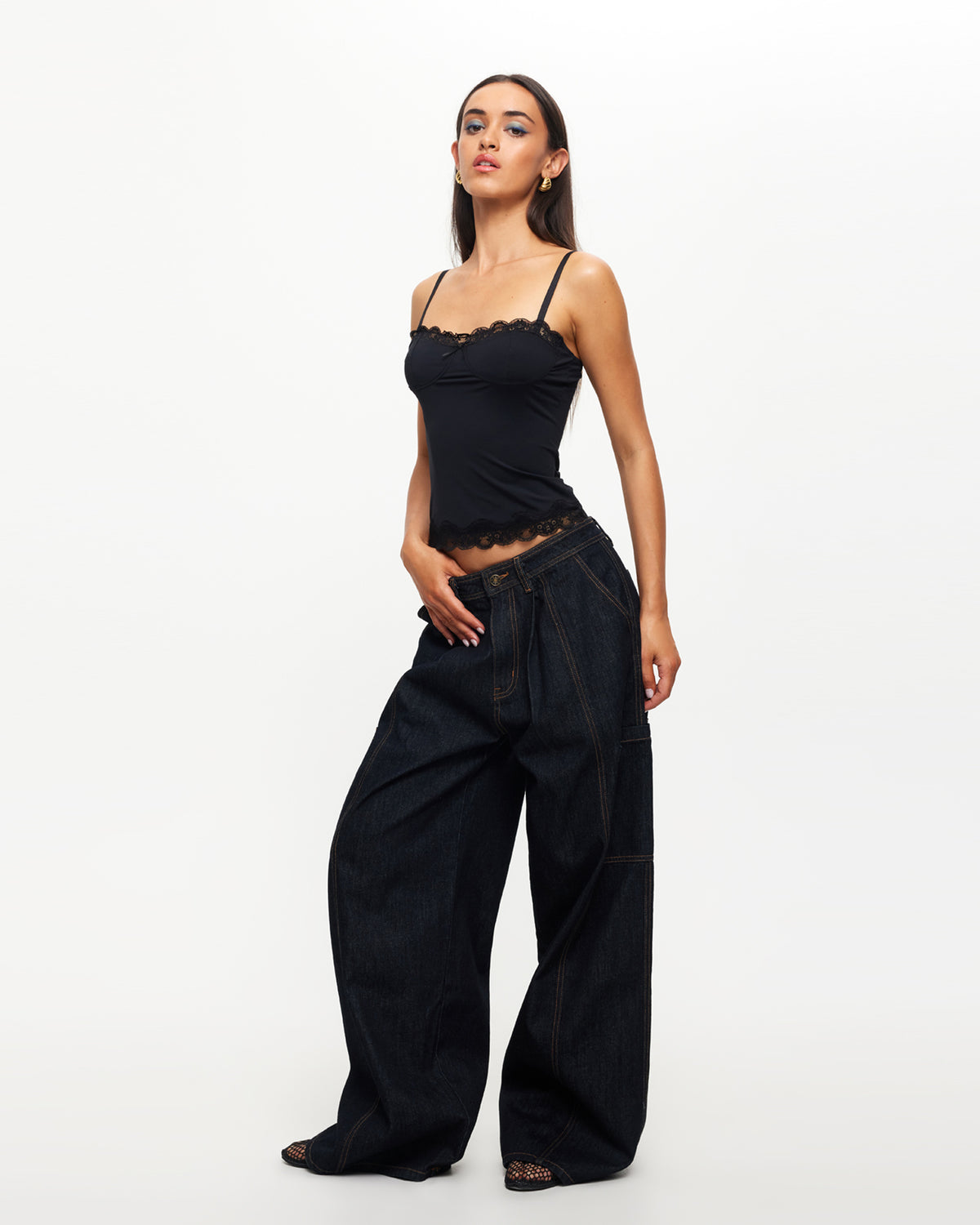 Top Model Cami in Black ONYX
