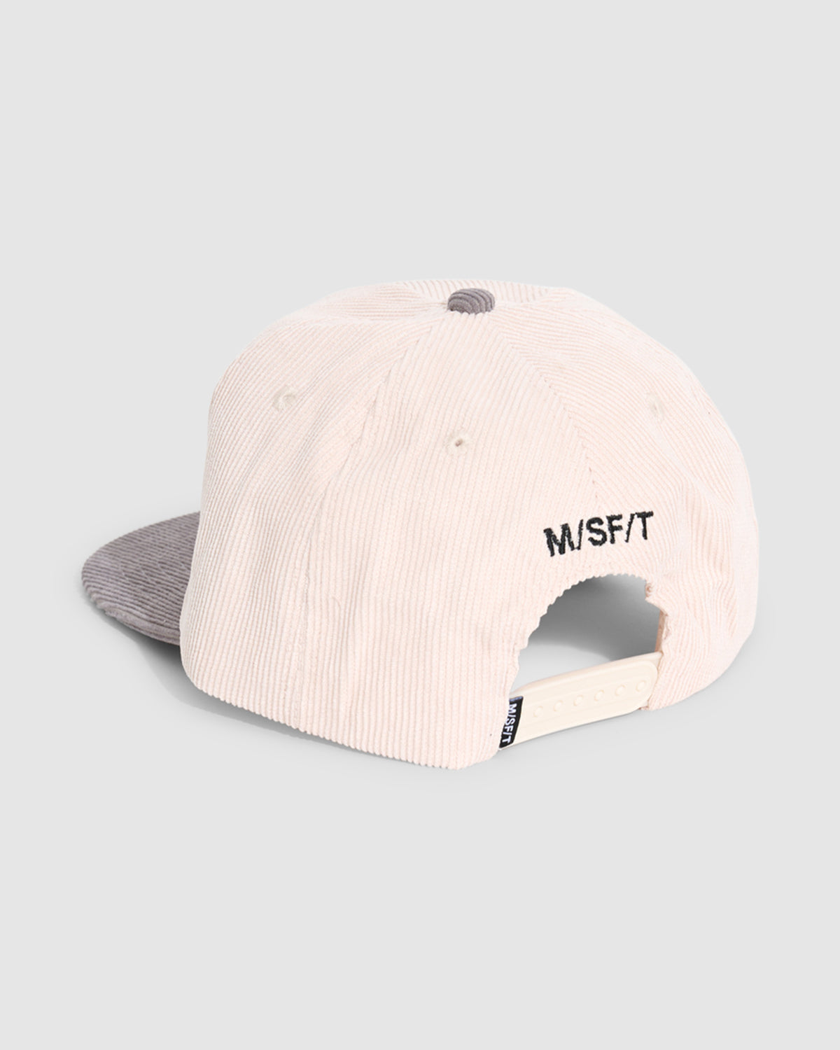 Moodtanks Snapback Cap in Thrift White THRIFT WHITE/GREY