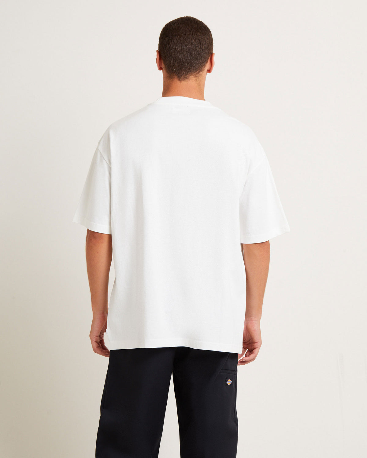 Gaffer Surplus Short Sleeve T-Shirt in Brown WHITE