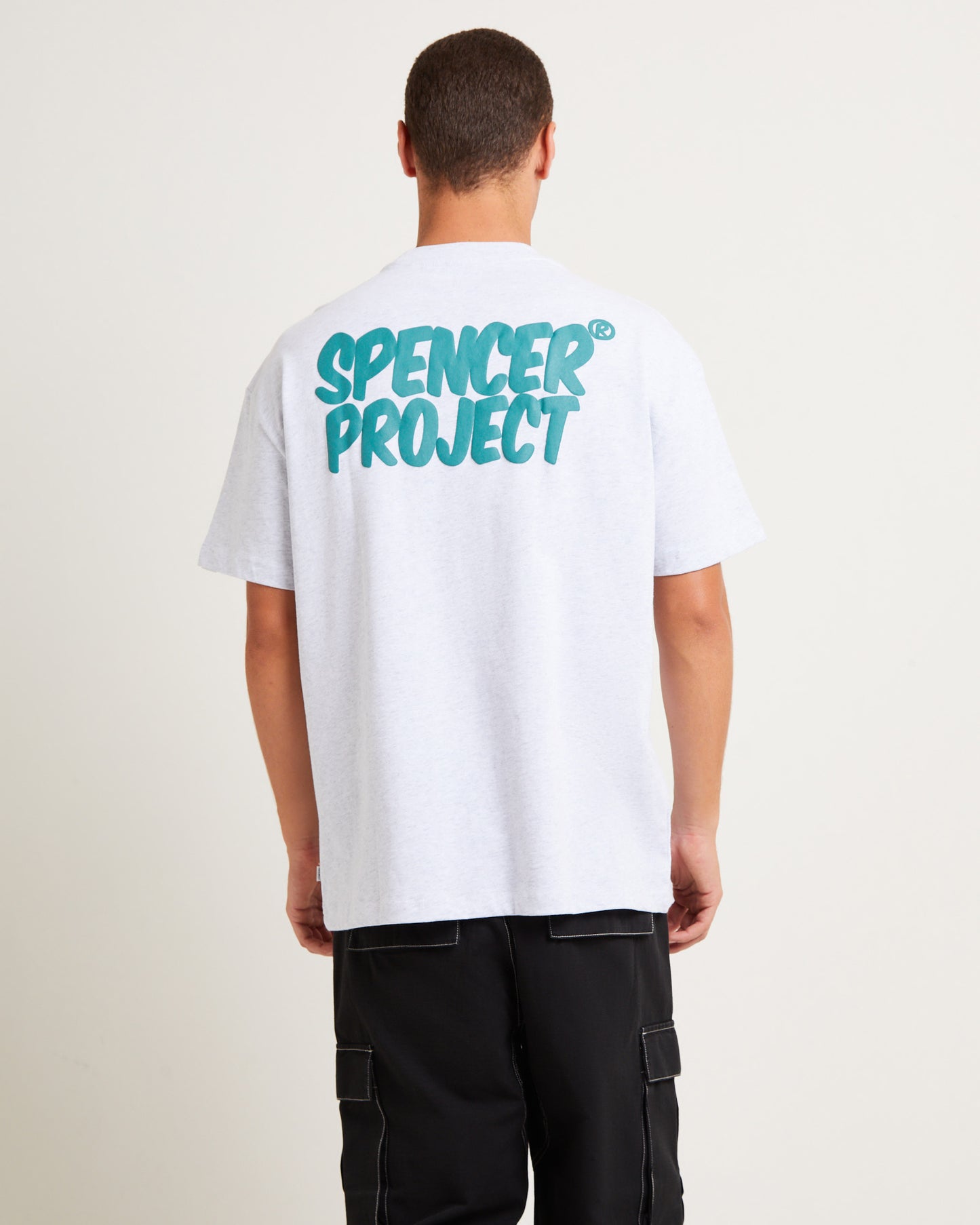 Puffy Short Sleeve T-Shirt in Frost Marle