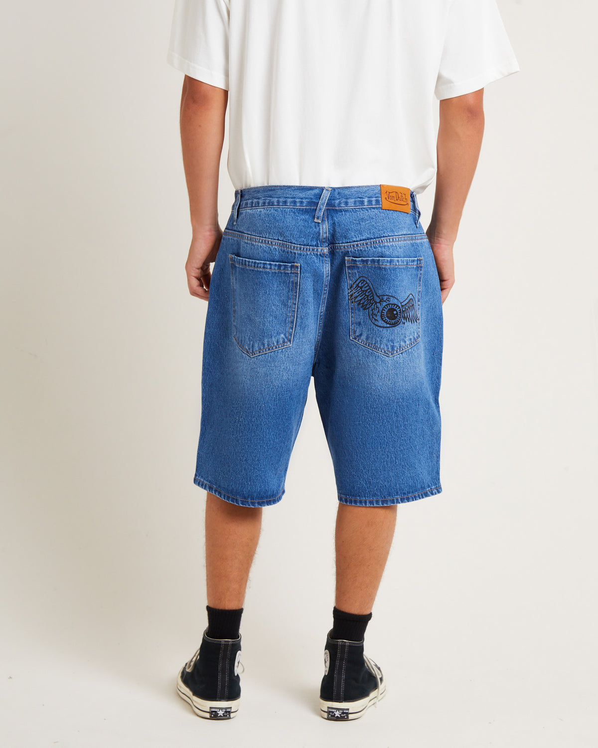 Mens Denim Jorts in Blue BLUE
