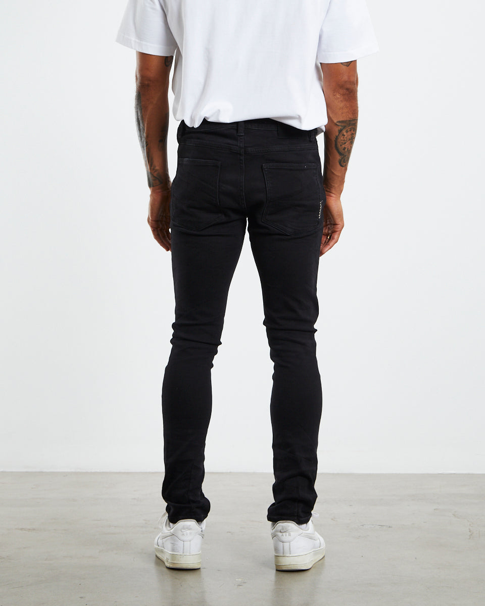 Rebel Skinny Denim Jeans Friction
