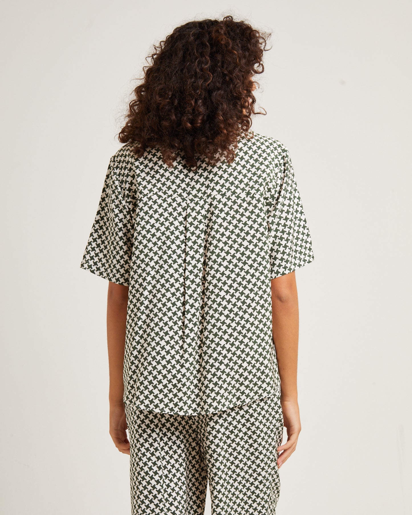 Minnie Crepe Shirt Olive