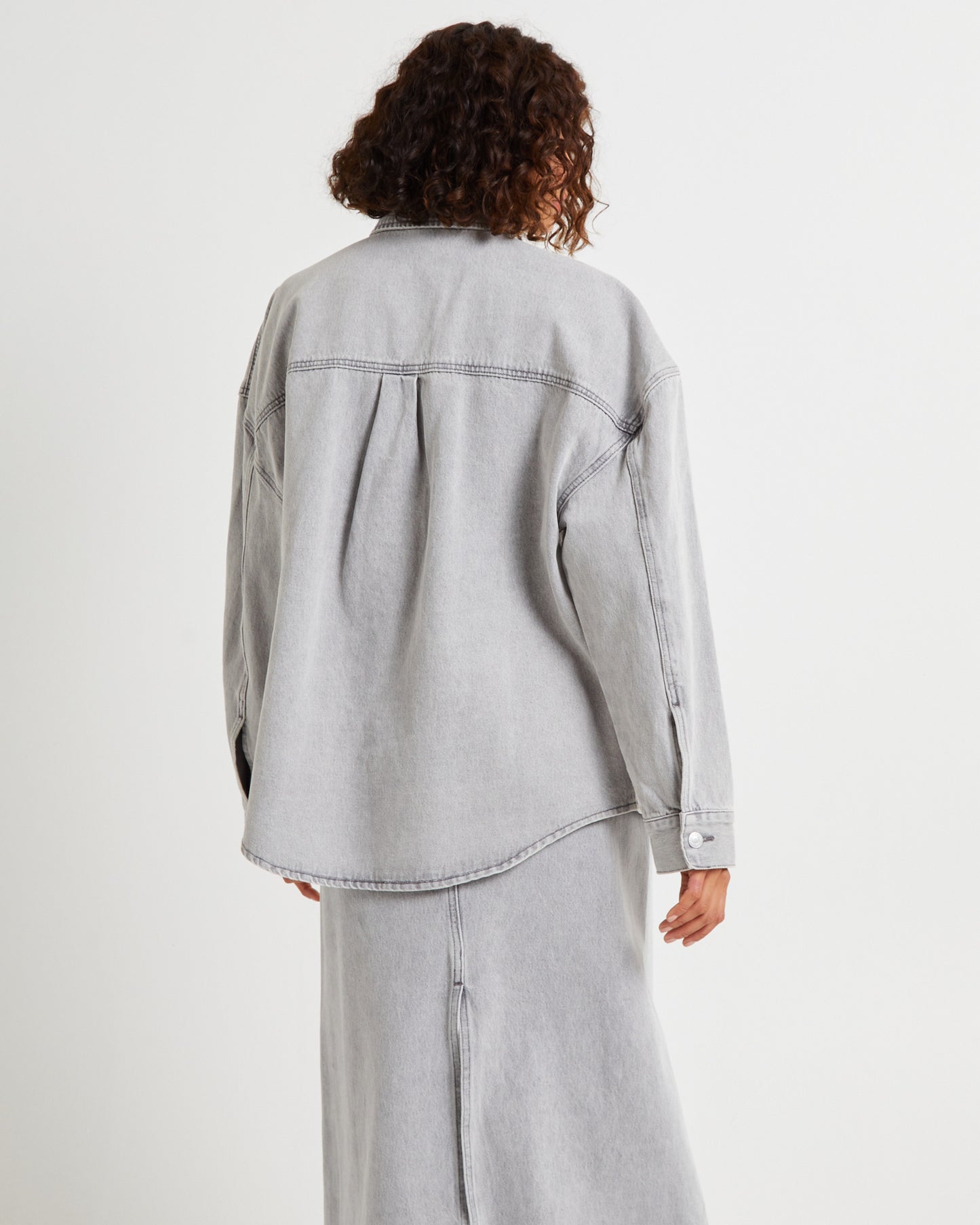 Hailey Denim Shirt Jacket