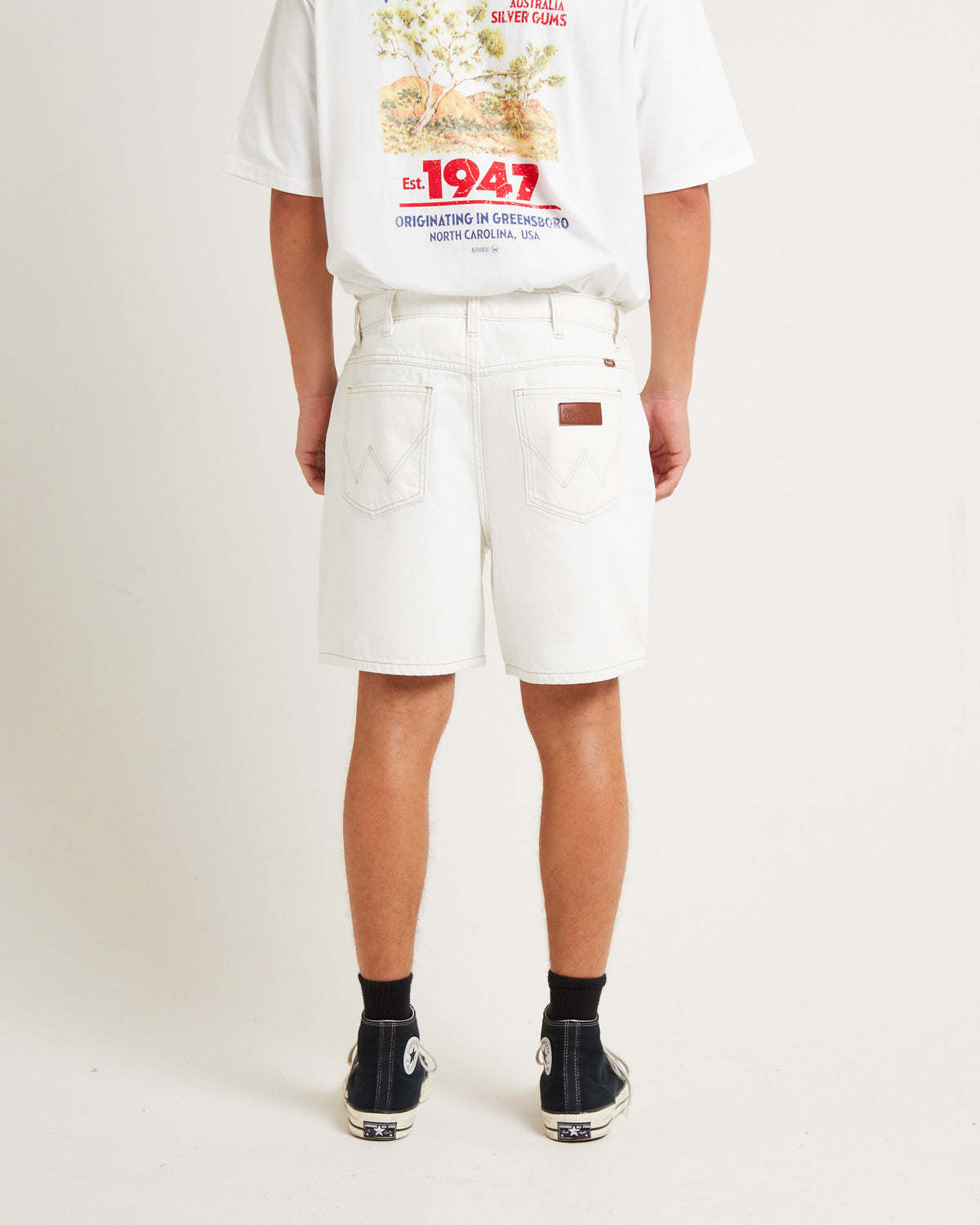 Slacker Denim Shorts in Ghostfire GHOSTFIRE