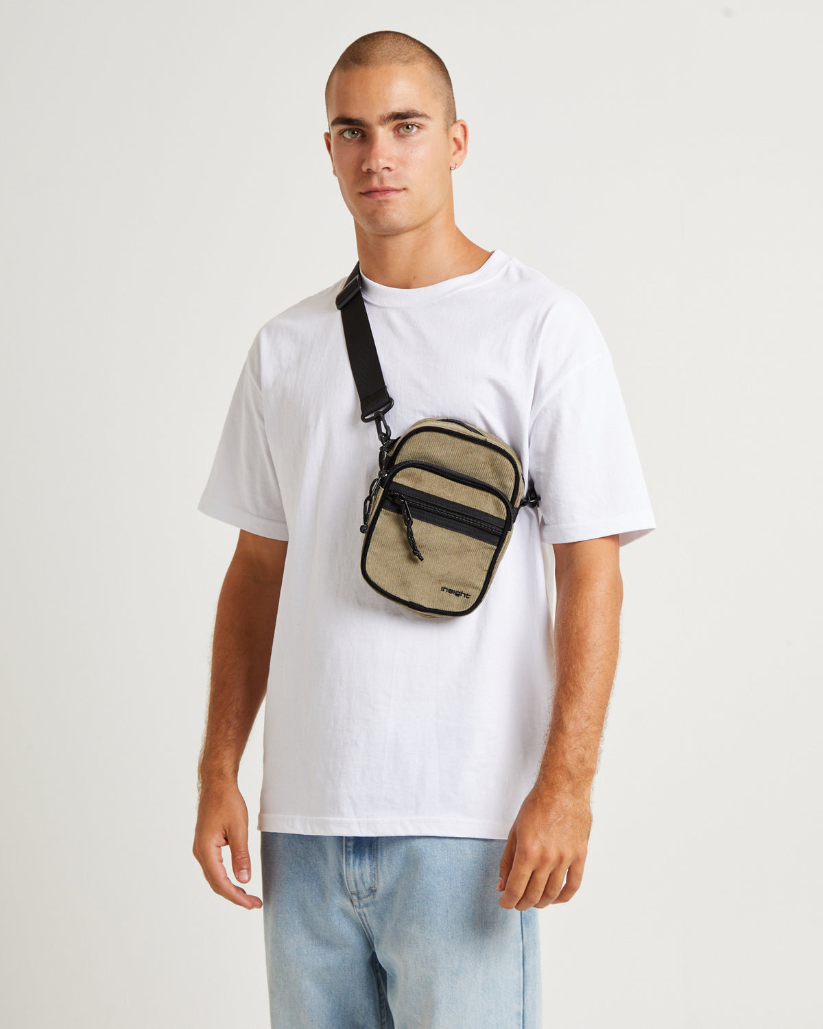 Kai Cord Side Bag TAUPE