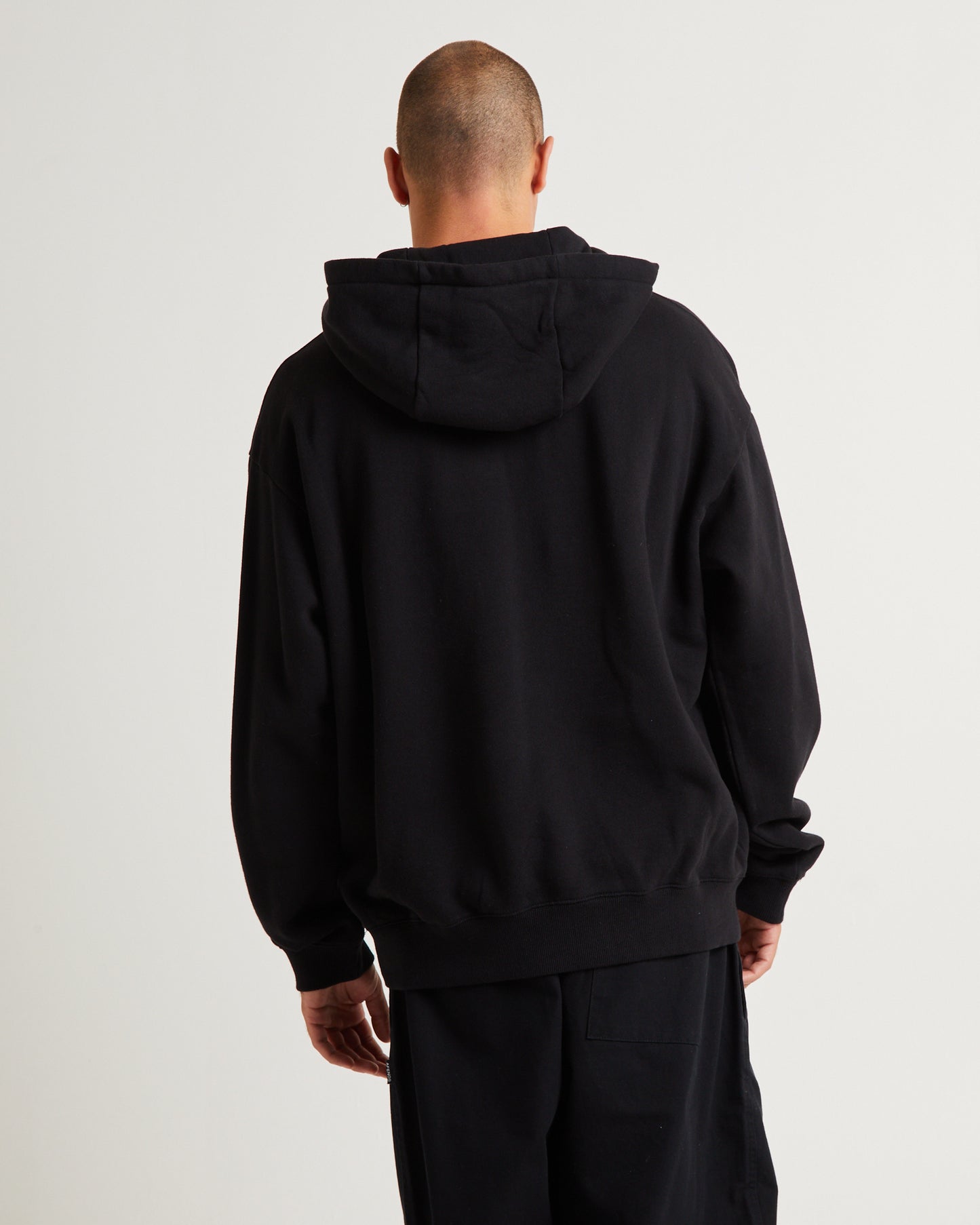 Enjoyment Recycled Pull On Hoodie Black