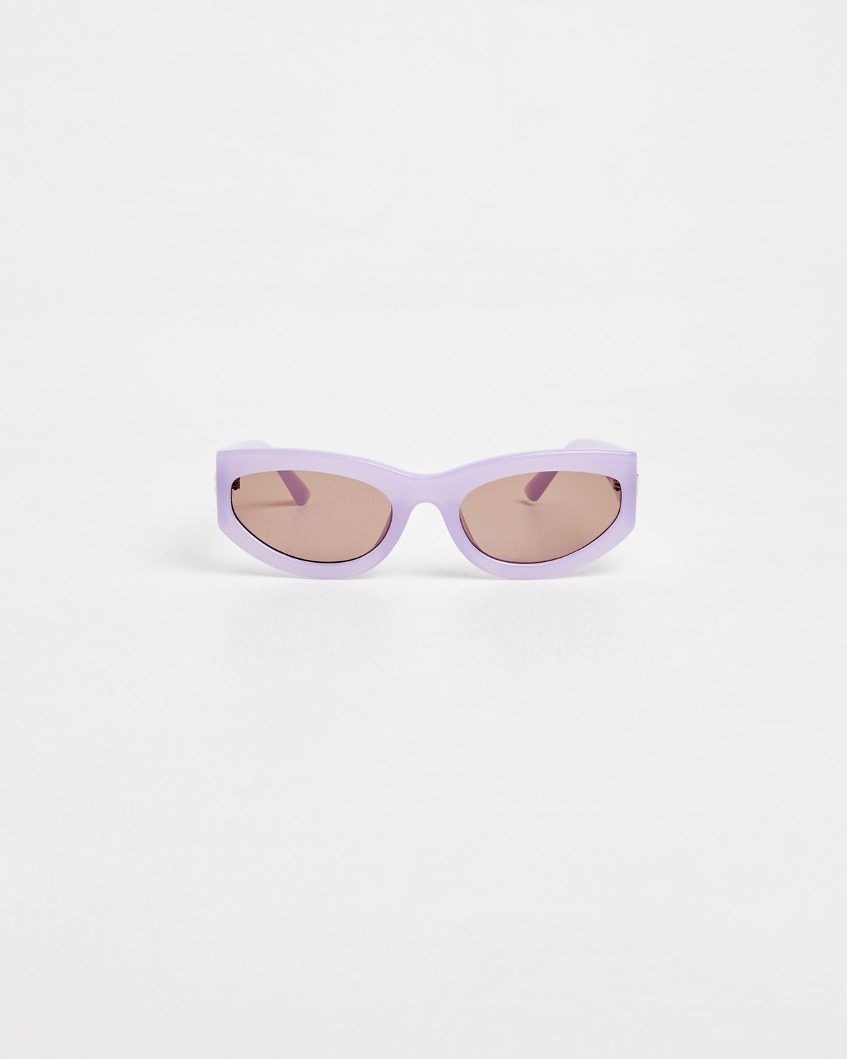 Blake Rectangle Sunglasses in Purple PURPLE