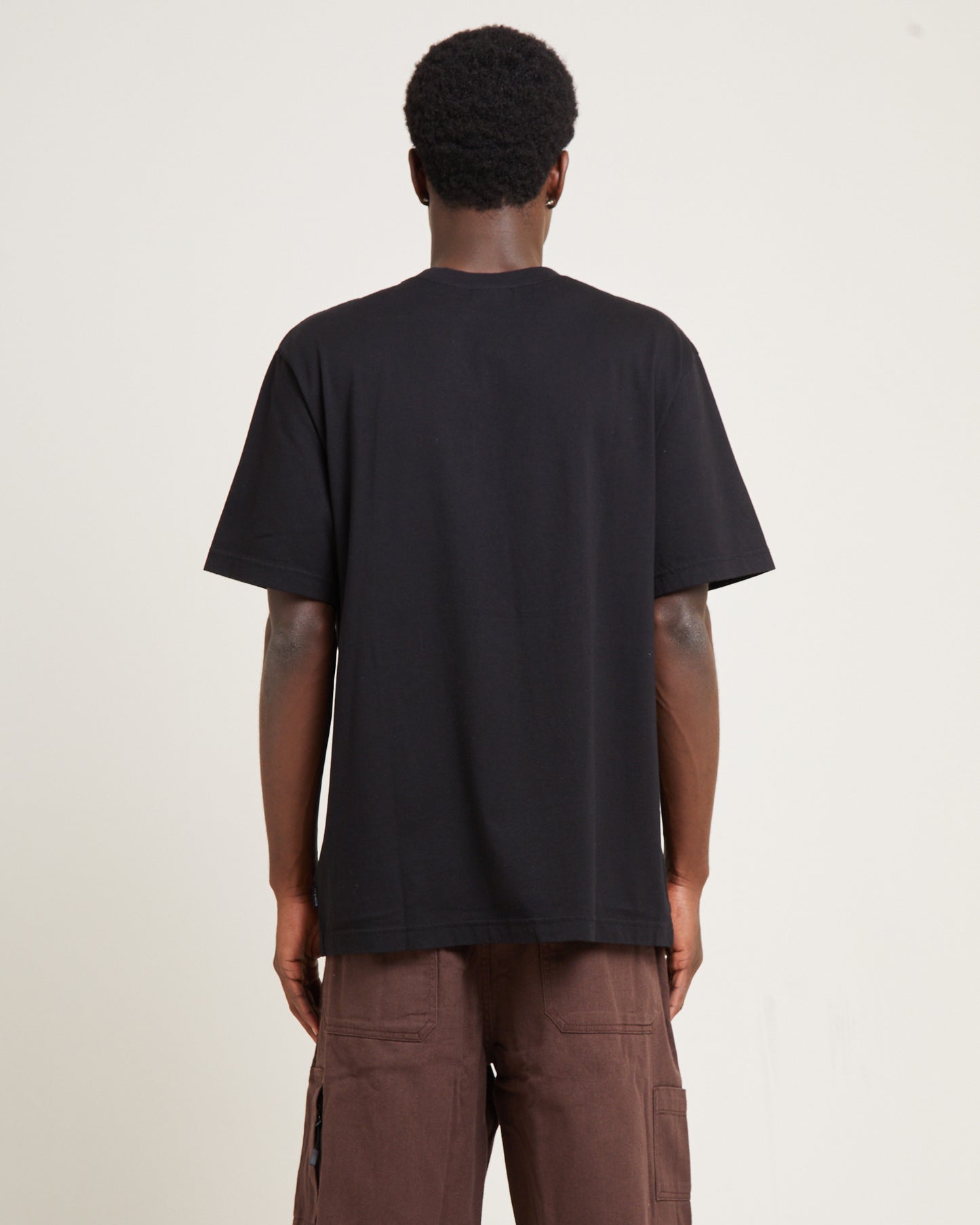 Enjoyment Recycled Retro Fit Short Sleeve T-Shirt Black